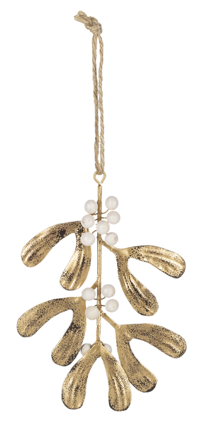 Mistletoe with Holly Ornament