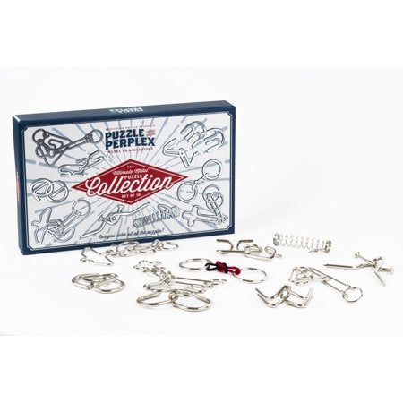 Puzzle and Perplex - Metal Brainteasers, Set of 10