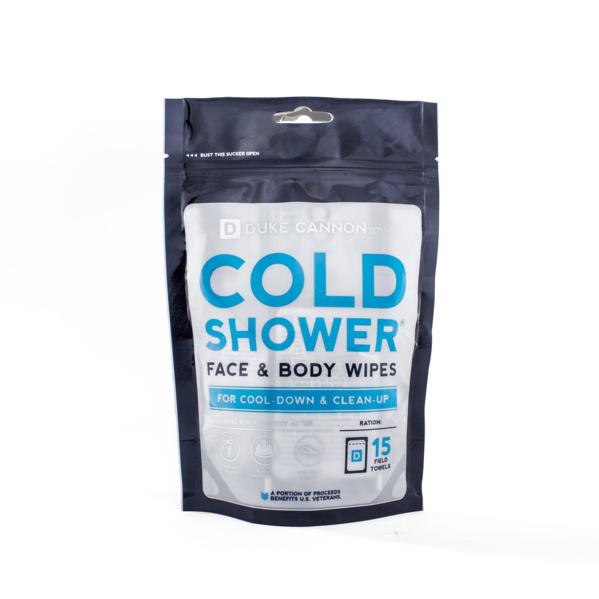 Cold Shower Cooling Field Towels - 15 pack