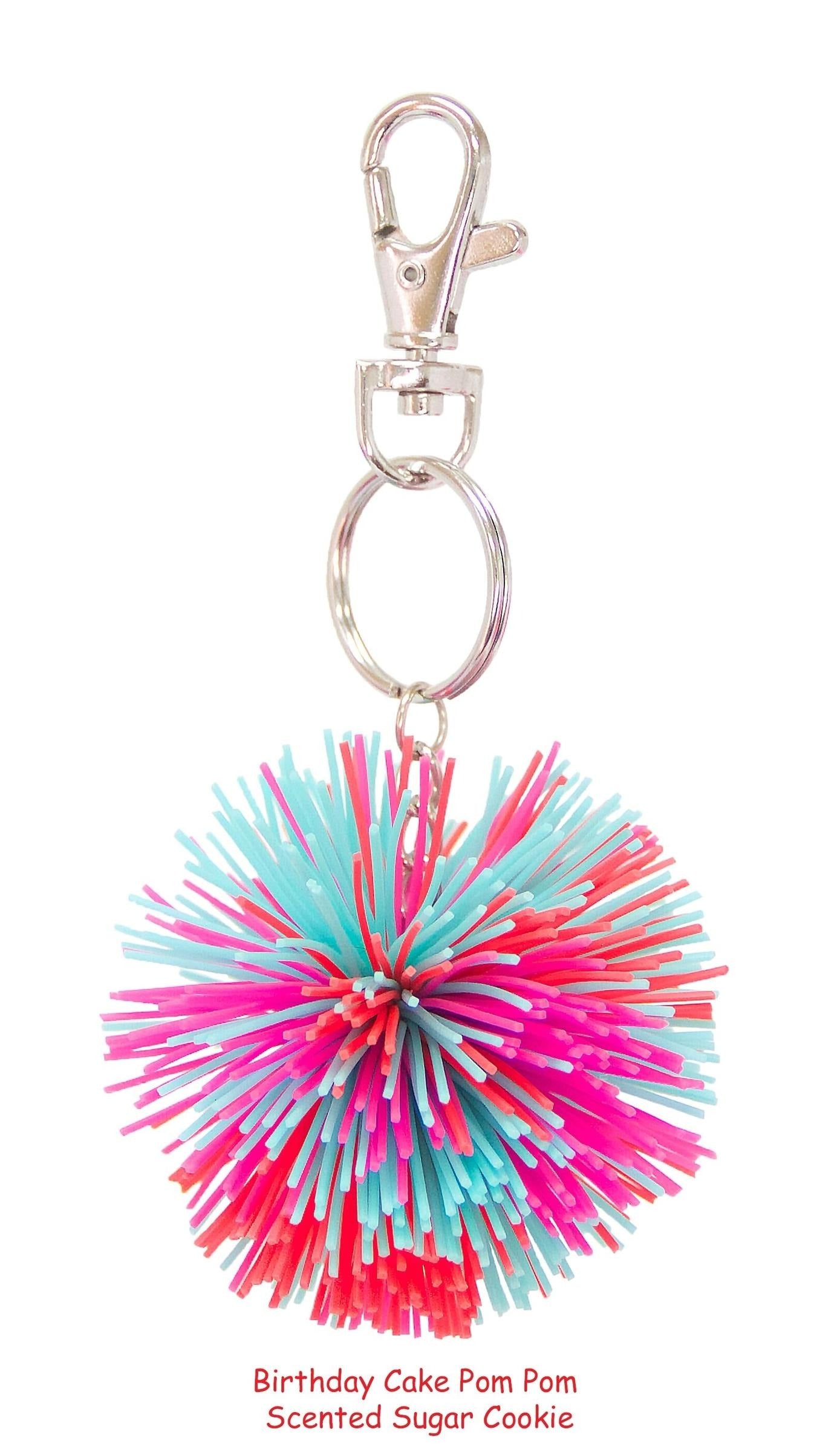 Small Yummy Gummy Pom Pom Keychain