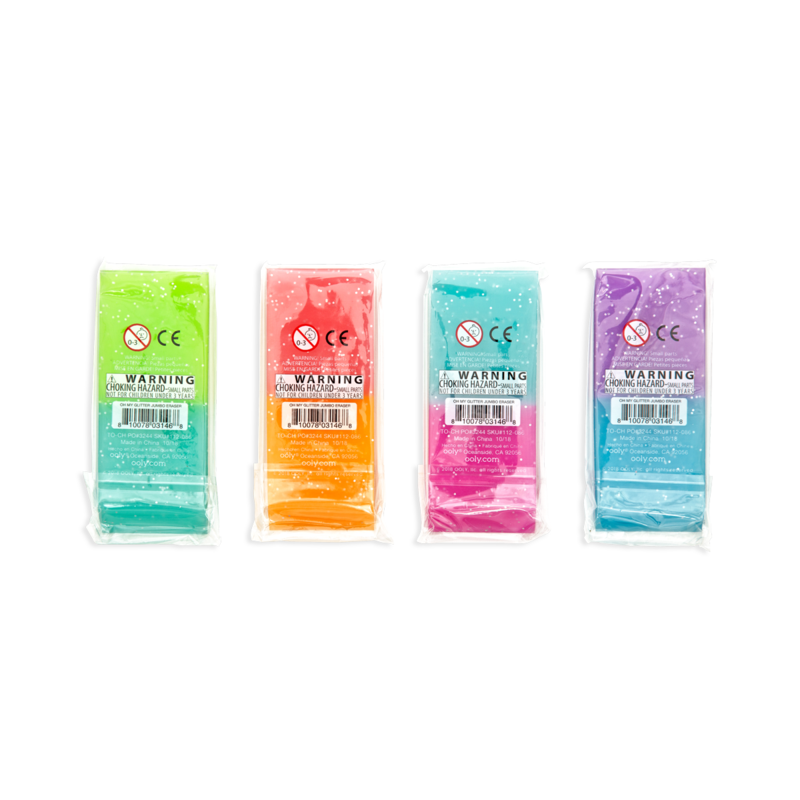 Oh My Glitter! Jumbo Erasers