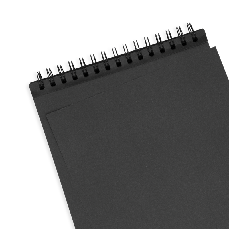 Black DIY Paper Sketchbook