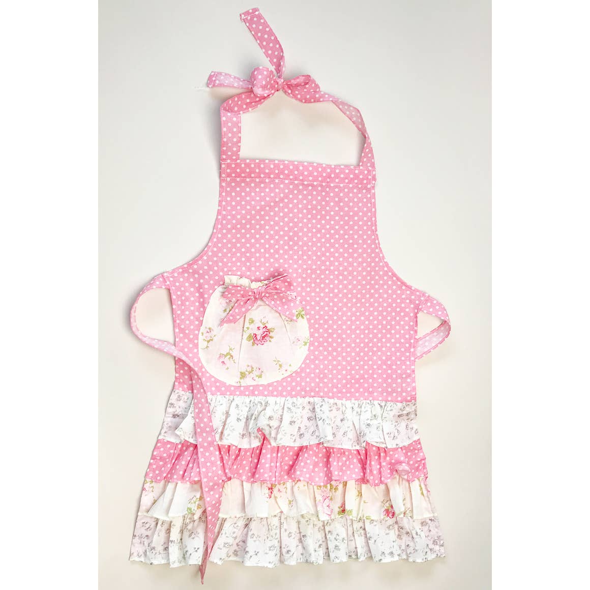 Children's Dots and Florals Apron