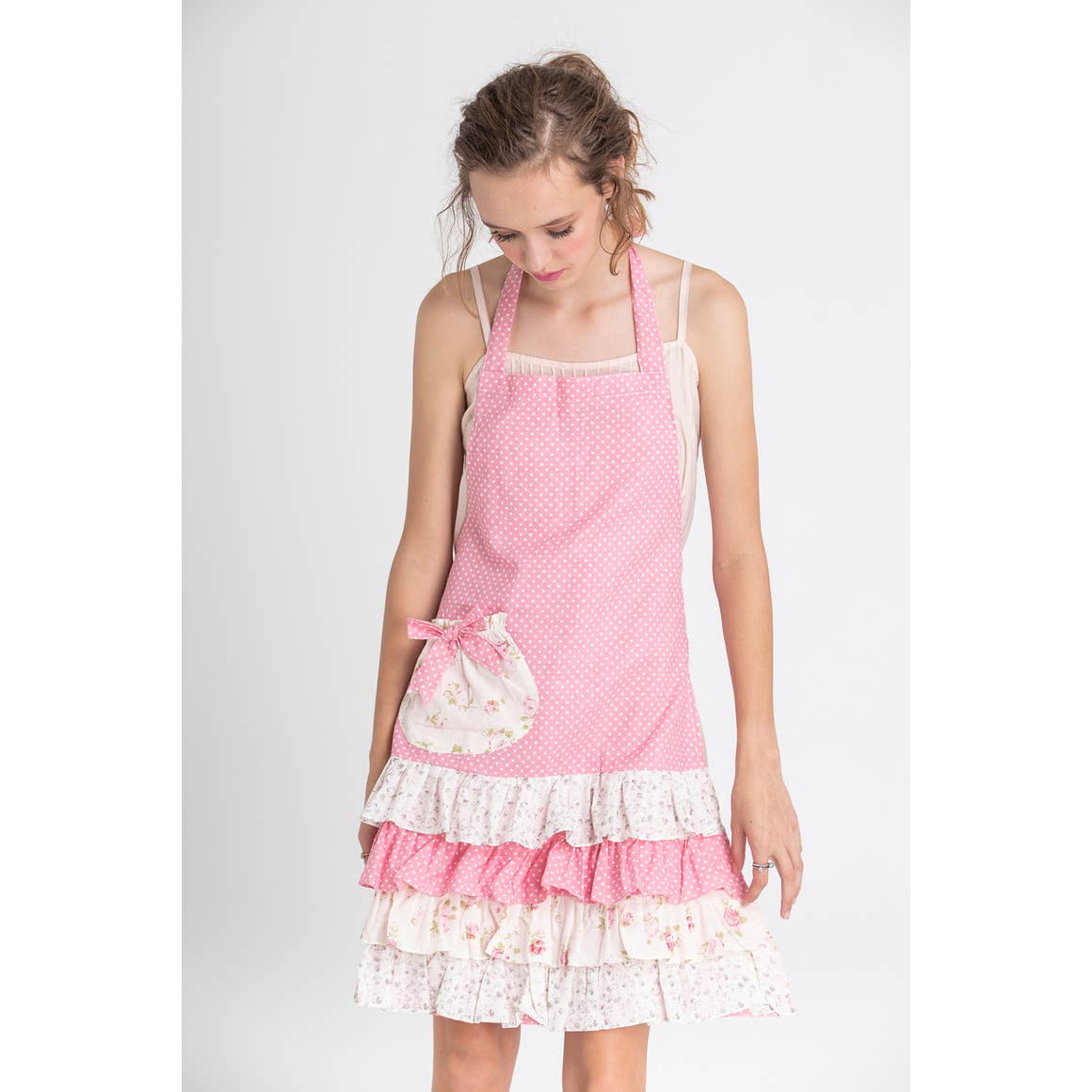 Dots and Florals Apron