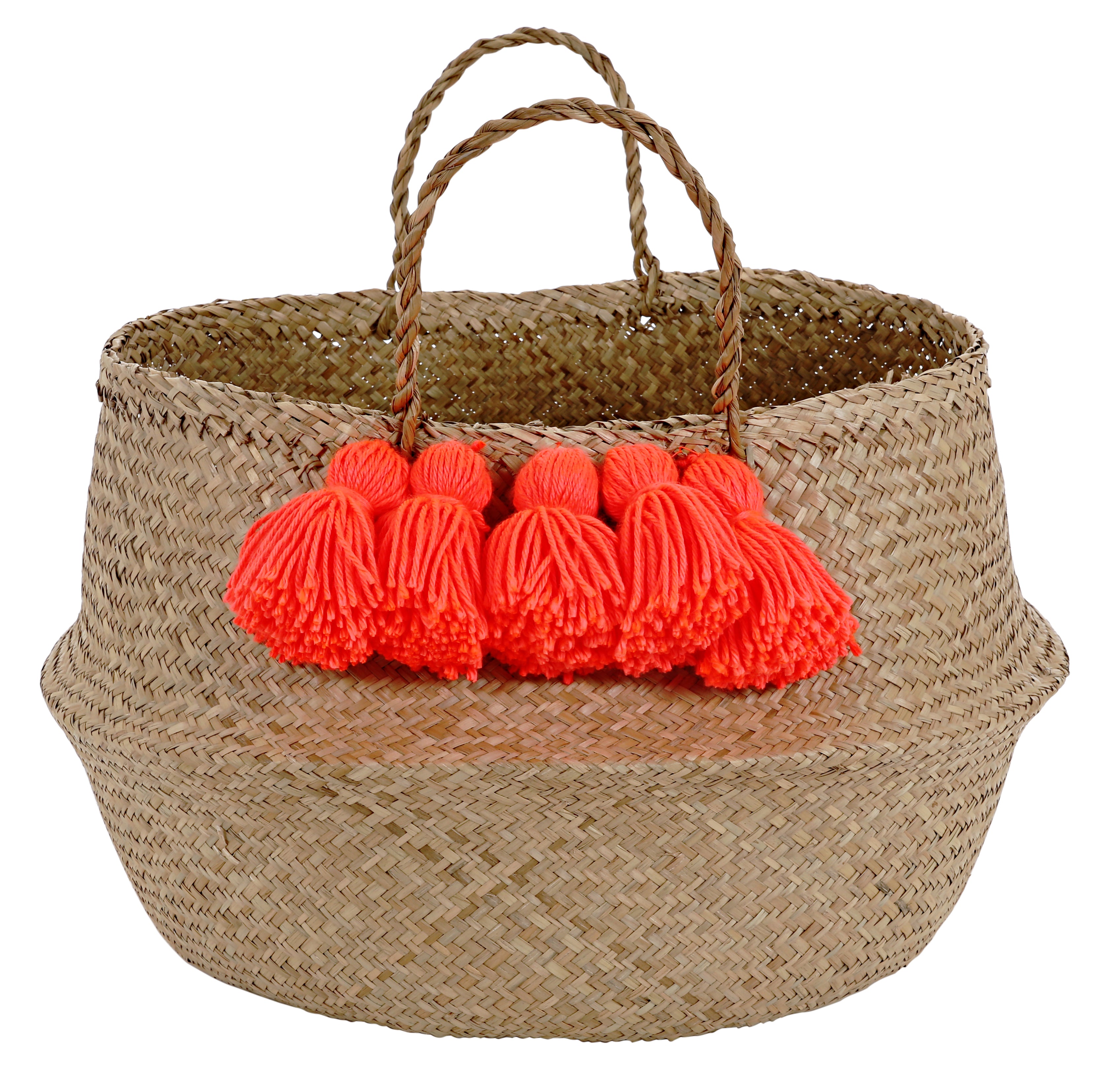 Neon Tassel Basket