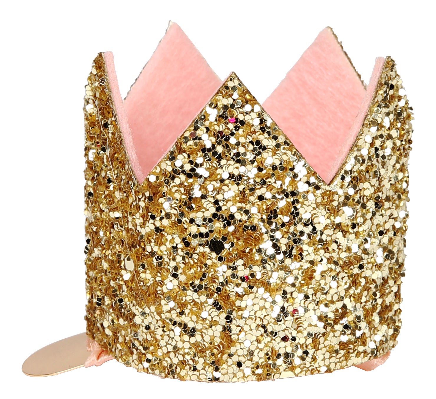 Mini Glitter Crown Hair Clip