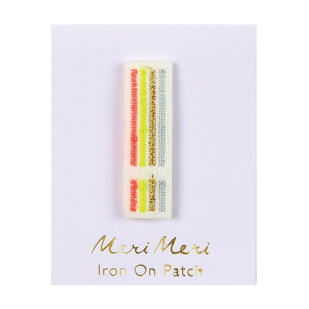 Iron On Rainbow Letters and Patches