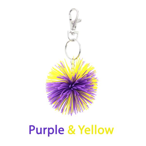 Large Yummy Gummy Pom Pom Keychain