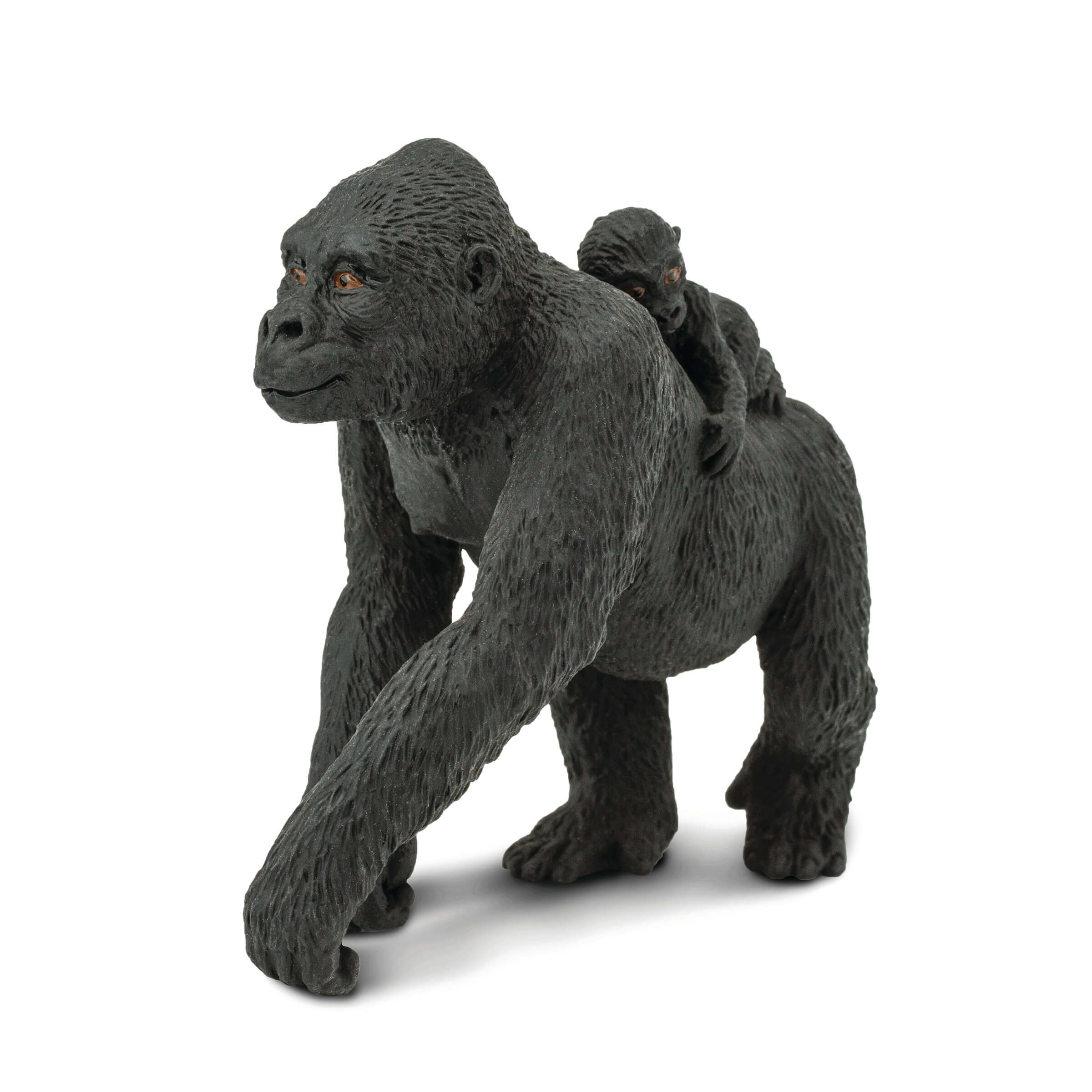Lowland Gorilla With Baby