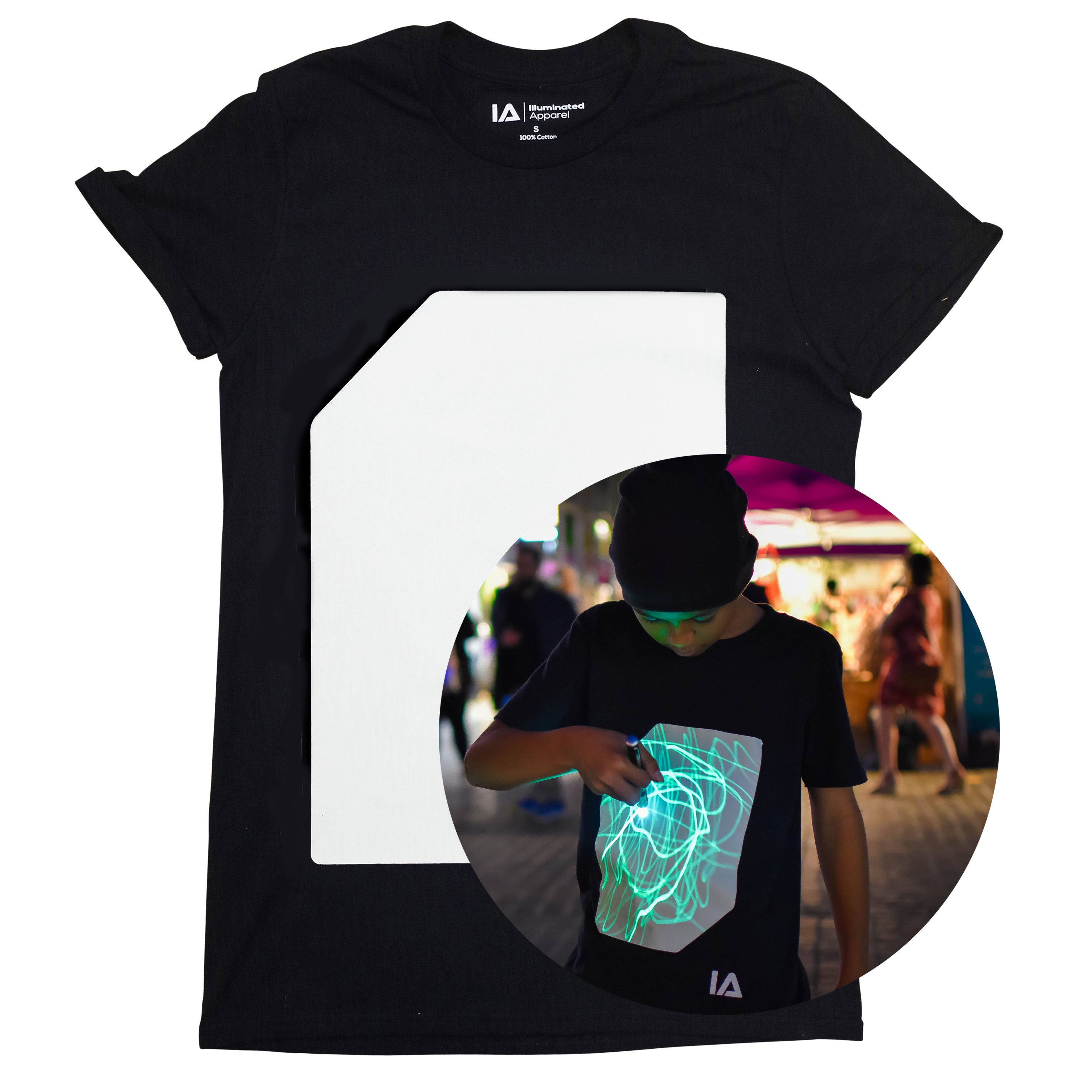 Kids Interactive Glow T-shirt