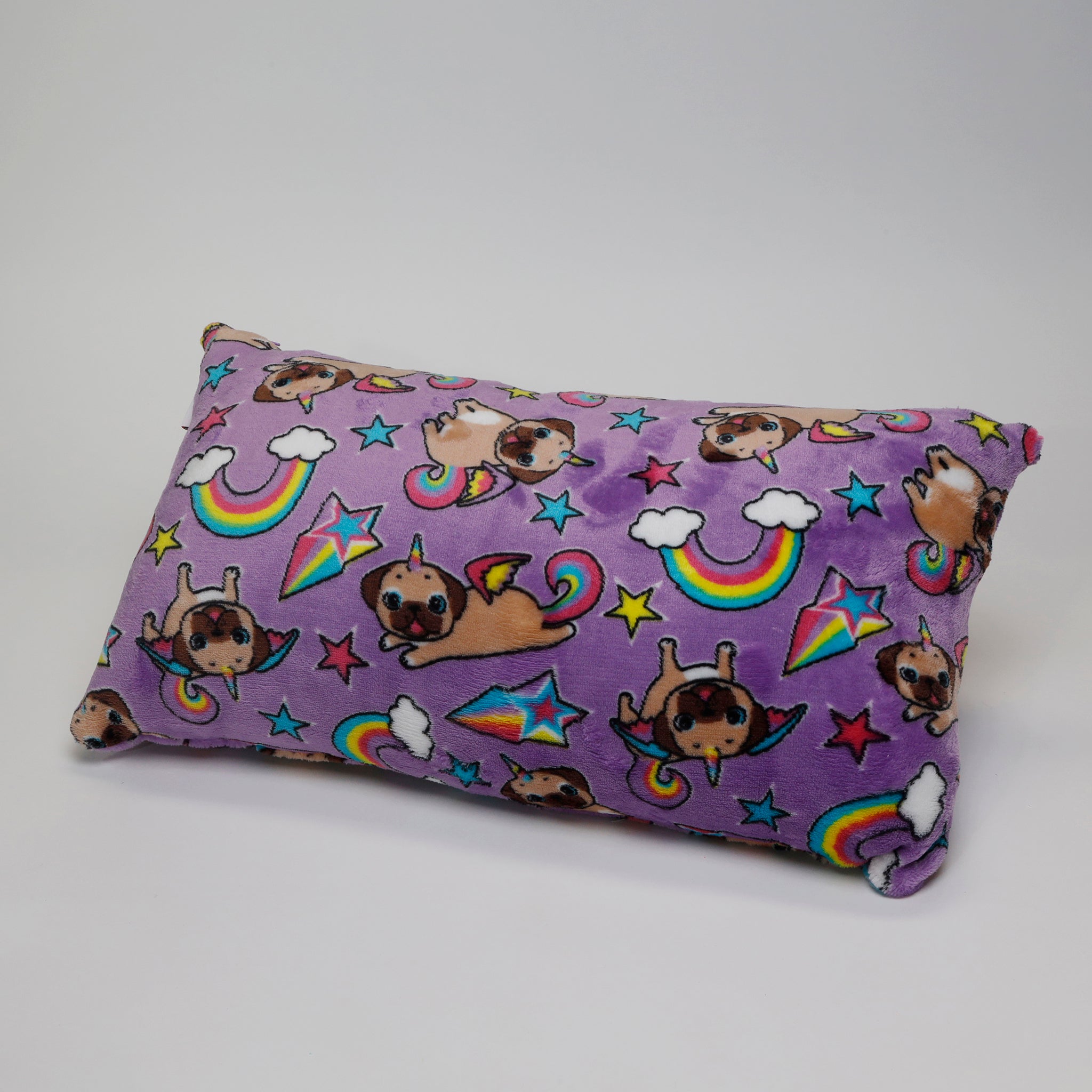 Pugicorn Fleece Pillow