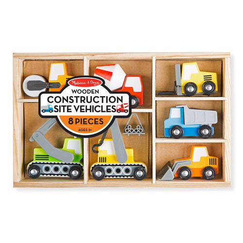 Wooden Construction Site Vehicles