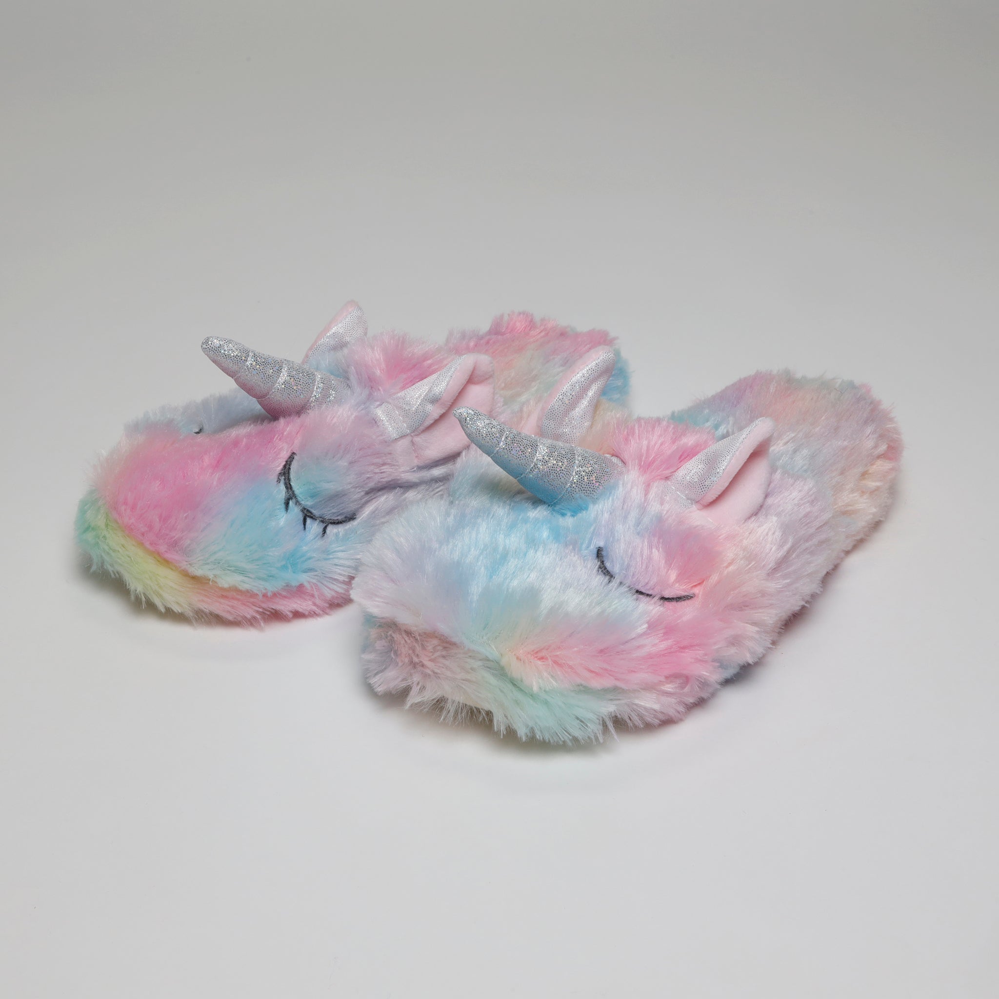 Unicorn Fuzzy Slippers