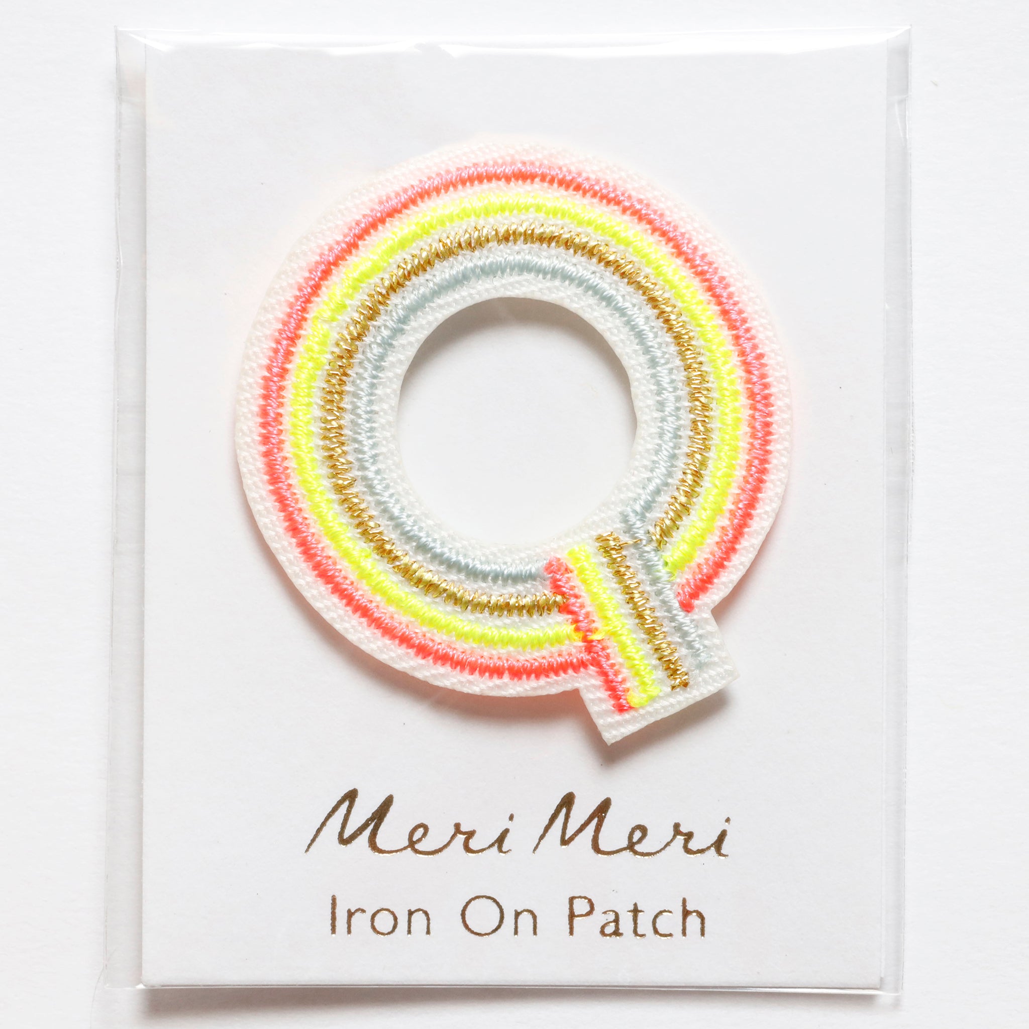 Iron On Rainbow Letters and Patches