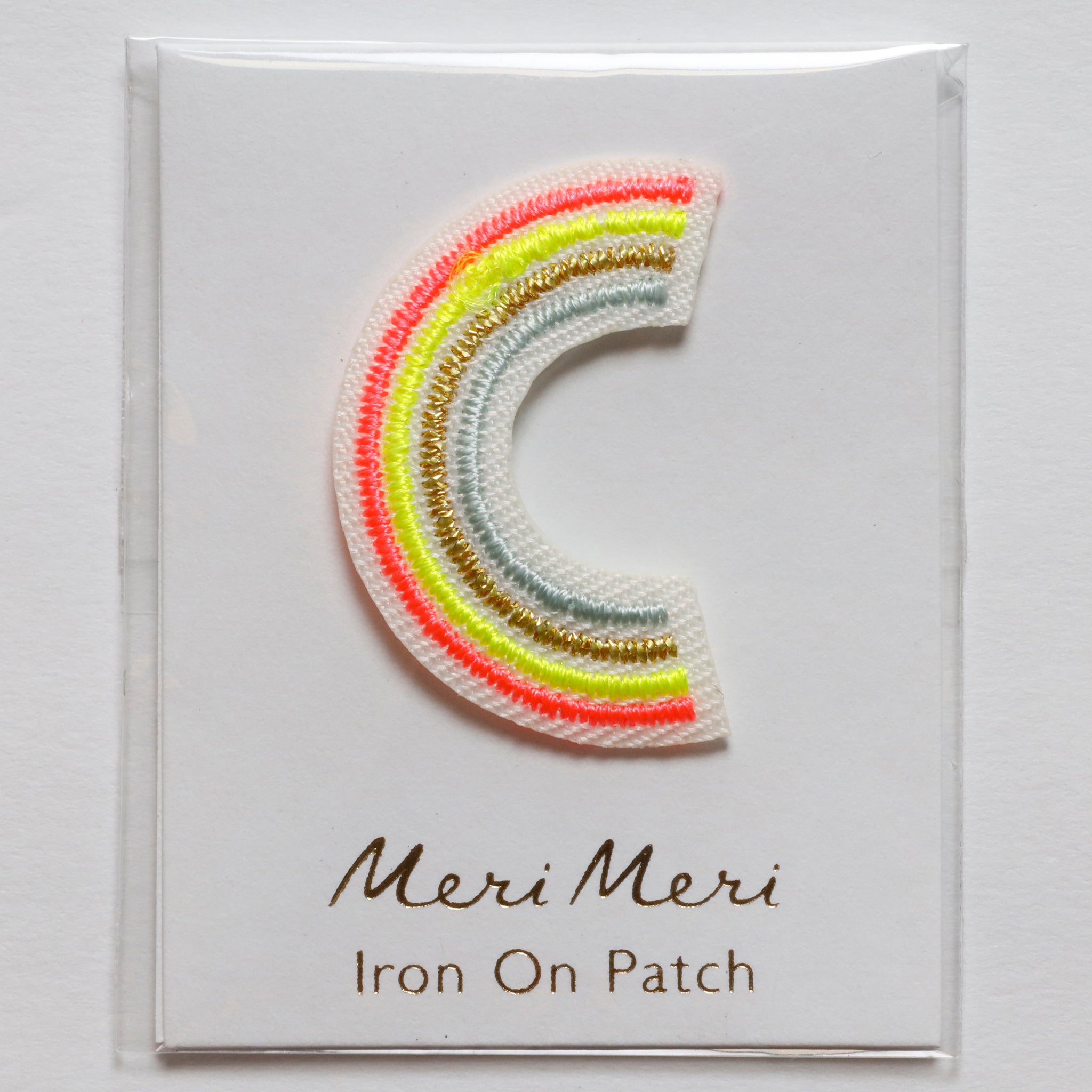 Iron On Rainbow Letters and Patches