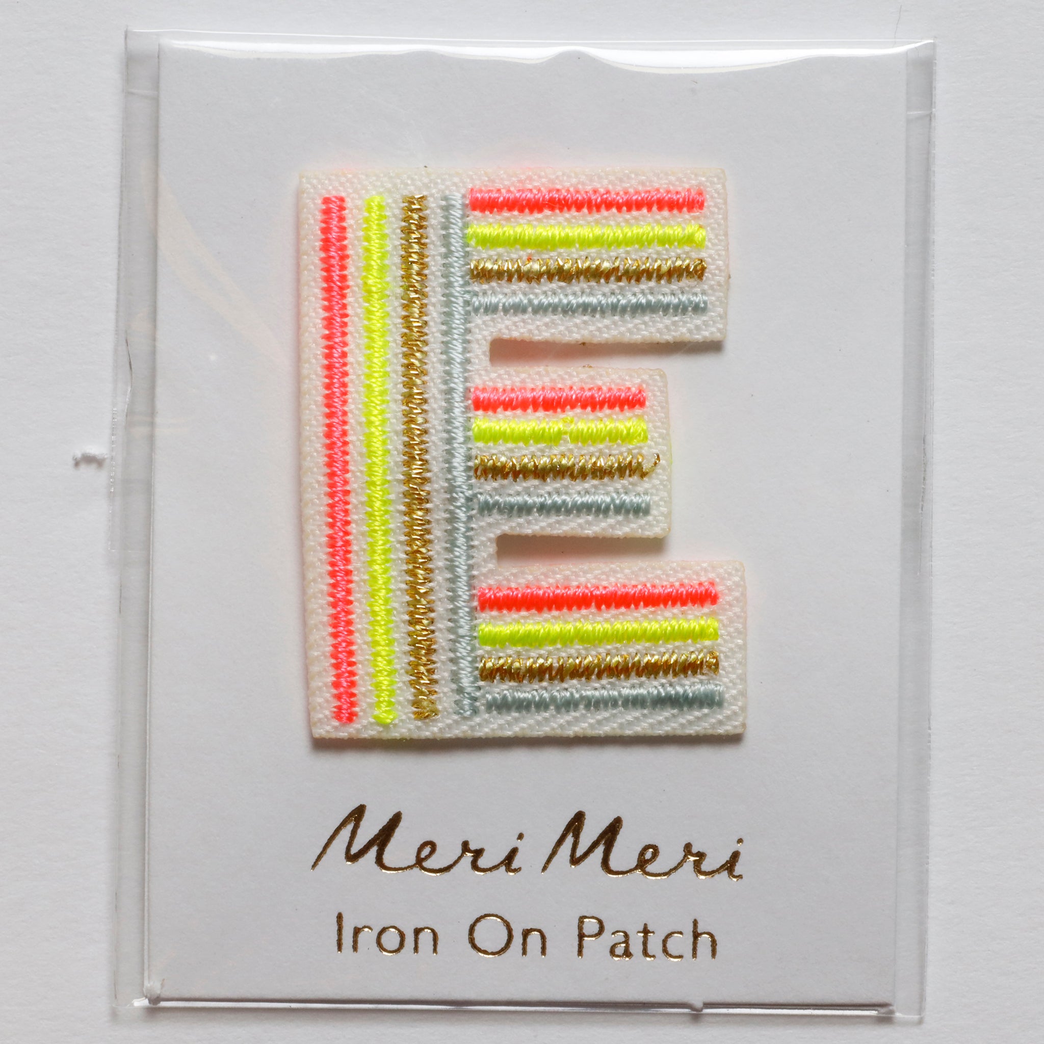 Iron On Rainbow Letters and Patches