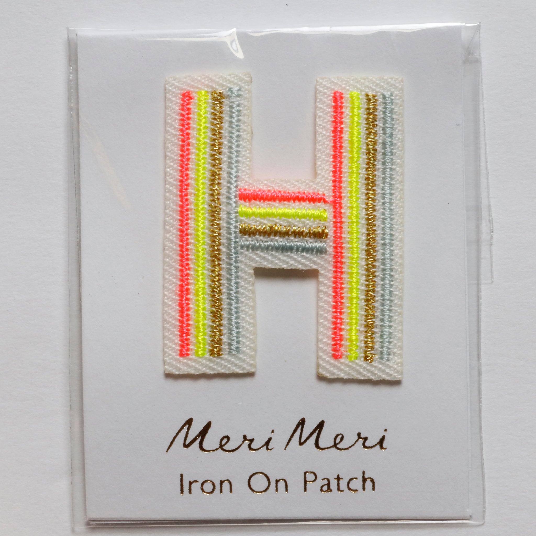 Iron On Rainbow Letters and Patches