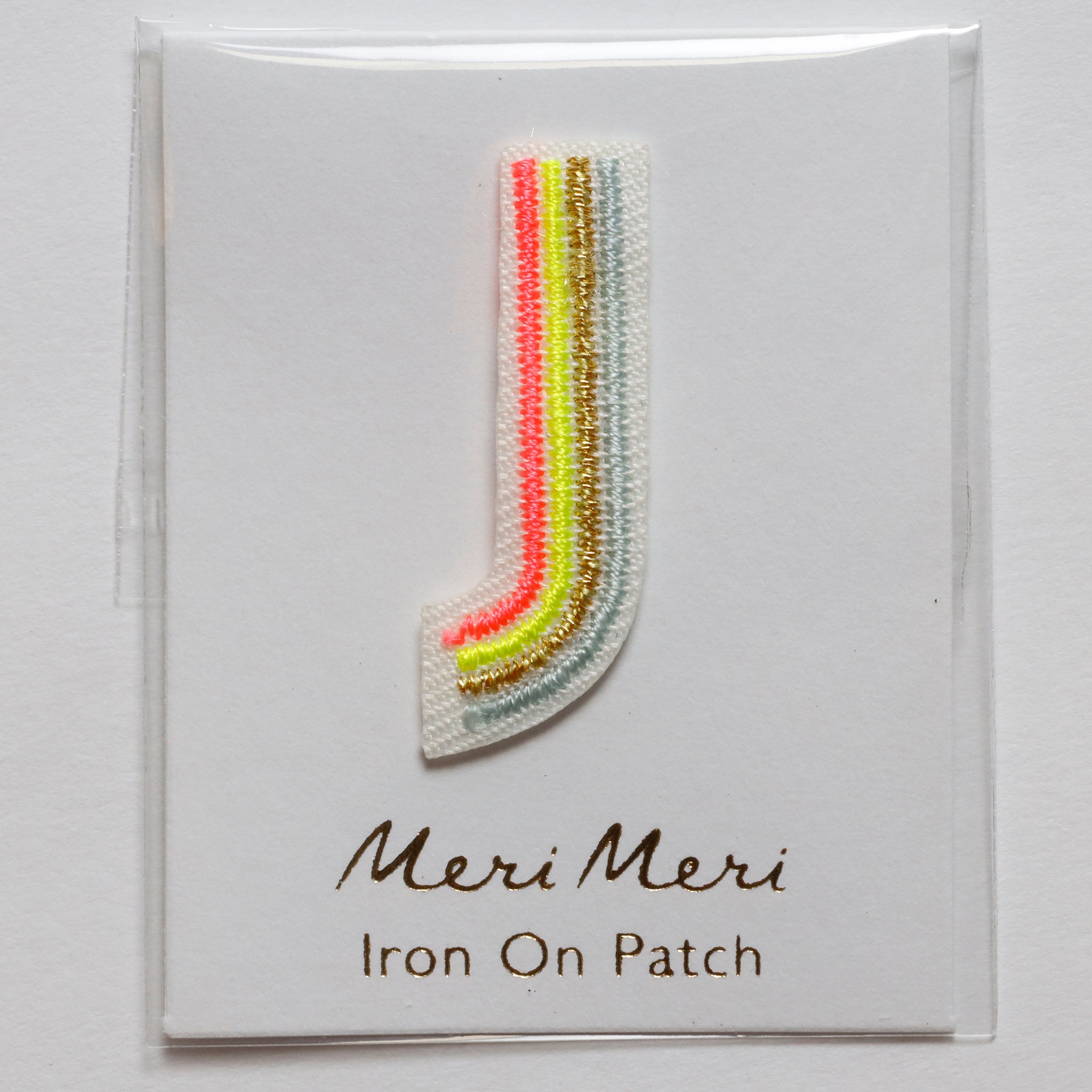 Iron On Rainbow Letters and Patches