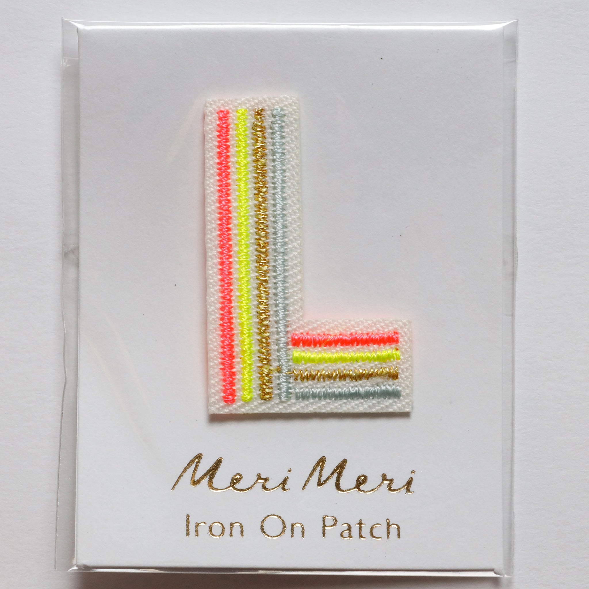 Iron On Rainbow Letters and Patches