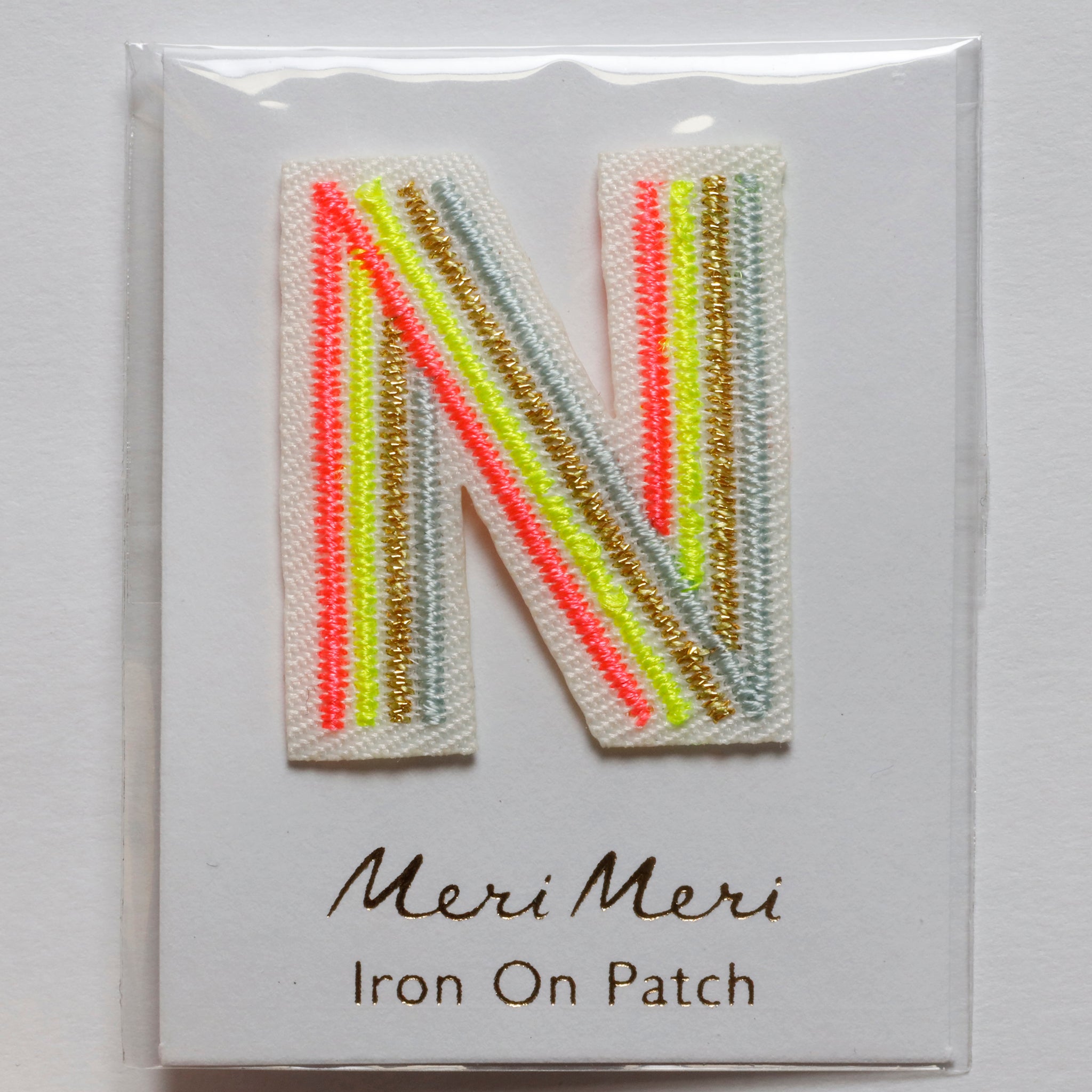 Iron On Rainbow Letters and Patches