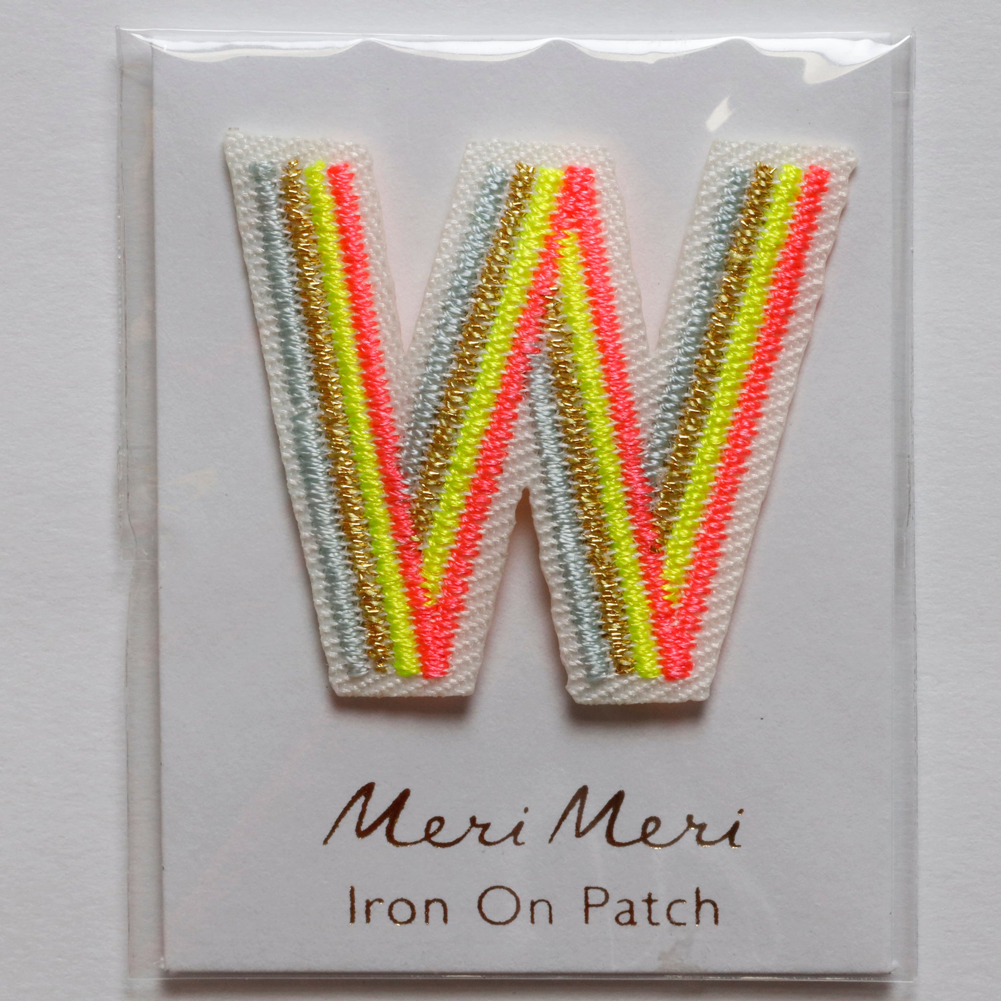Iron On Rainbow Letters and Patches