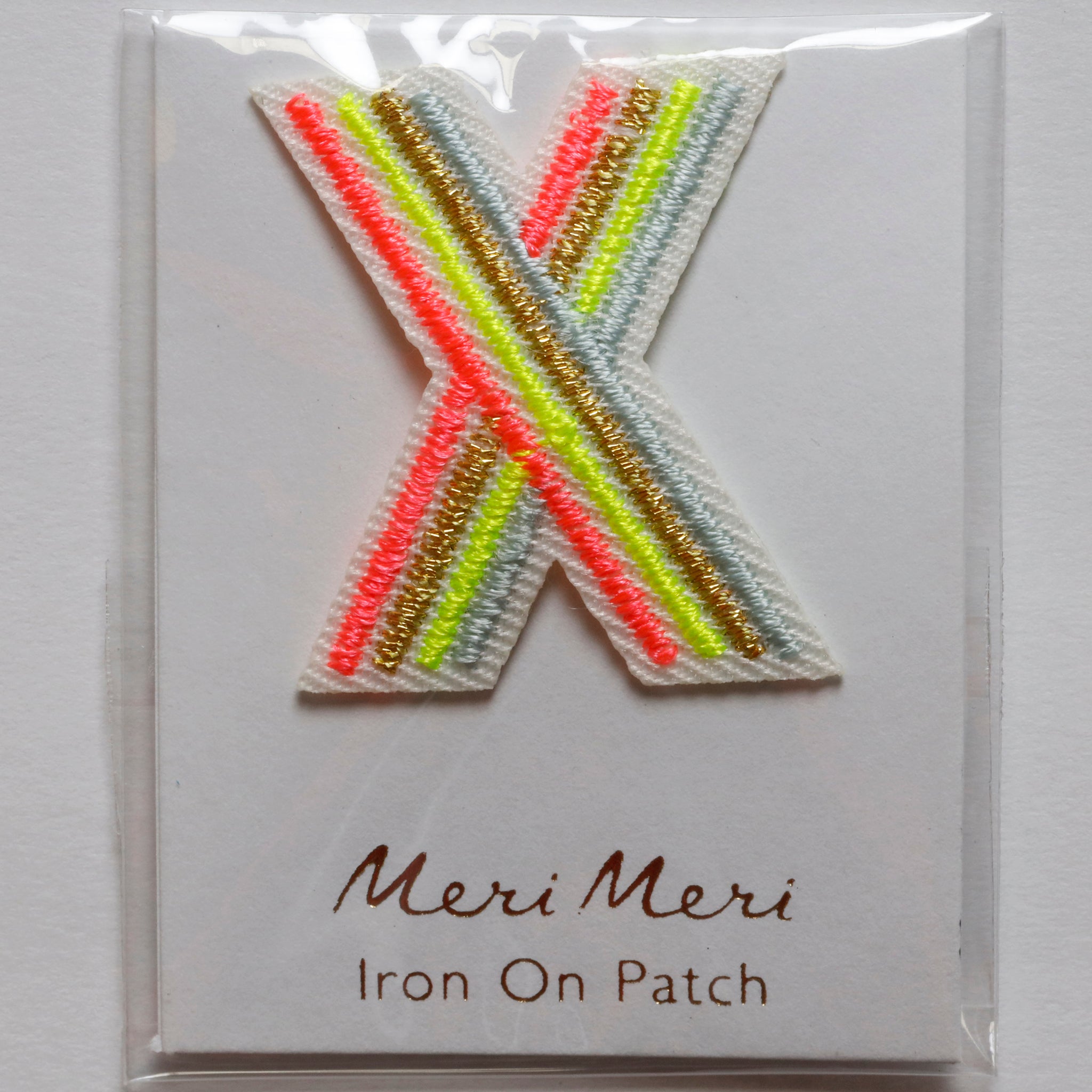 Iron On Rainbow Letters and Patches