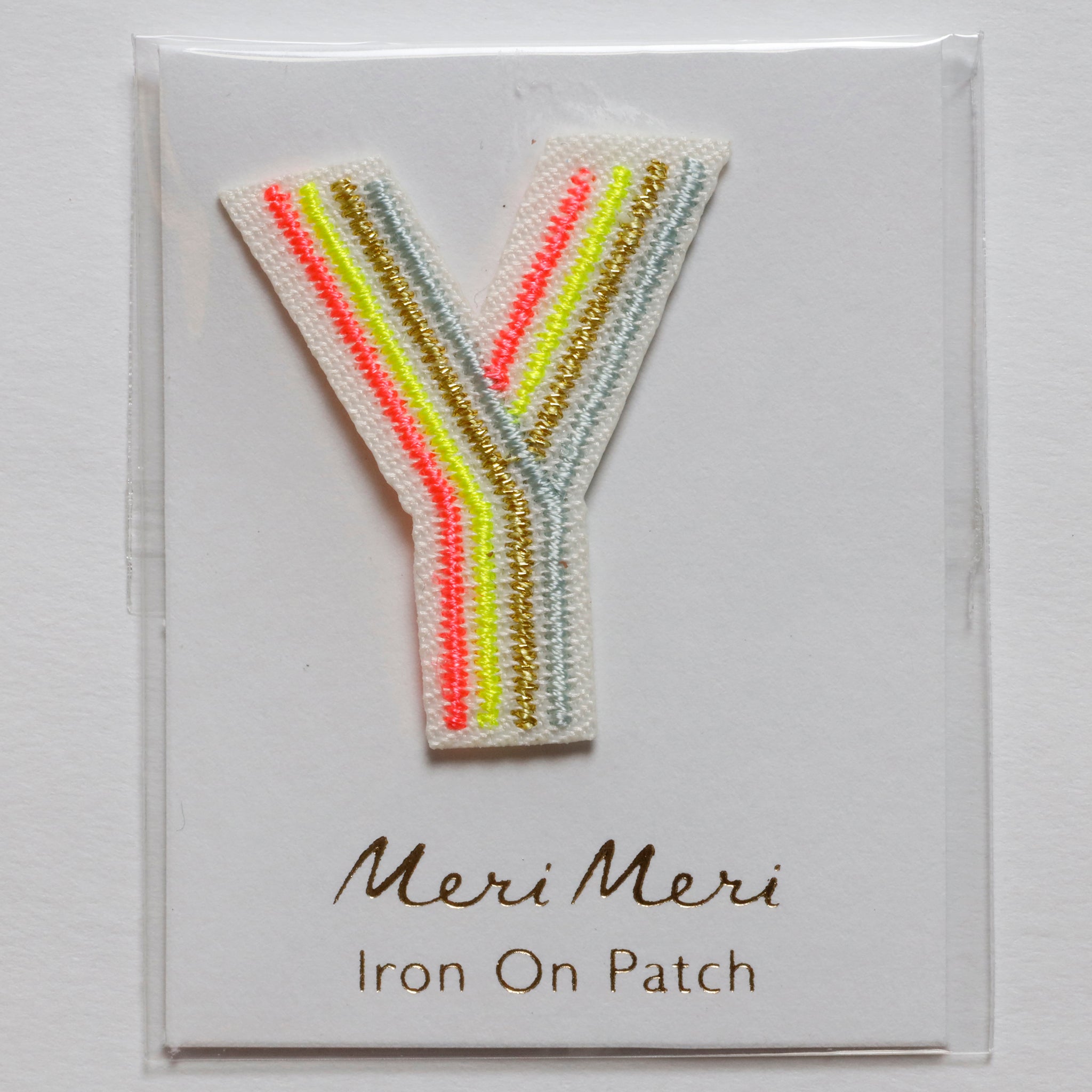 Iron On Rainbow Letters and Patches