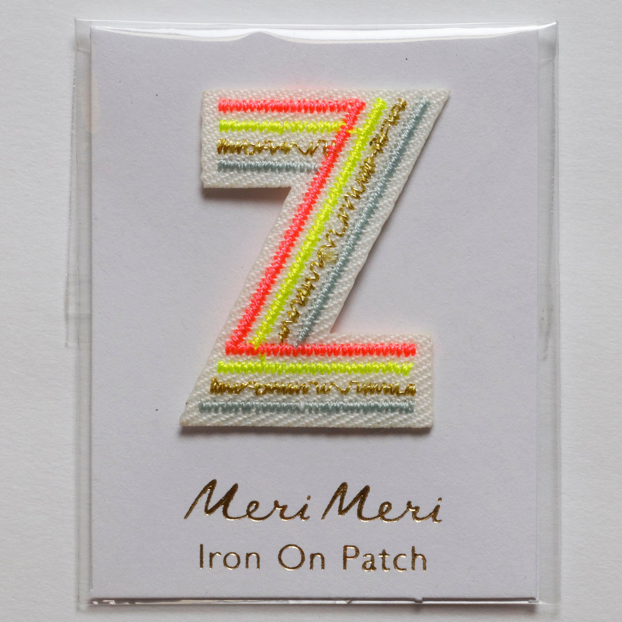 Iron On Rainbow Letters and Patches