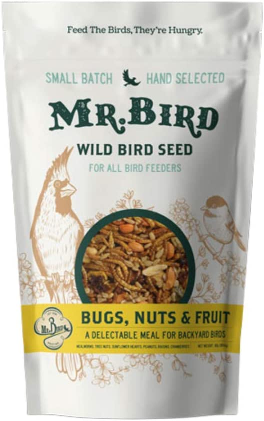 Mr. Bird Bugs, Nuts, & Fruit Small Loose Seed Bag 2 lbs.