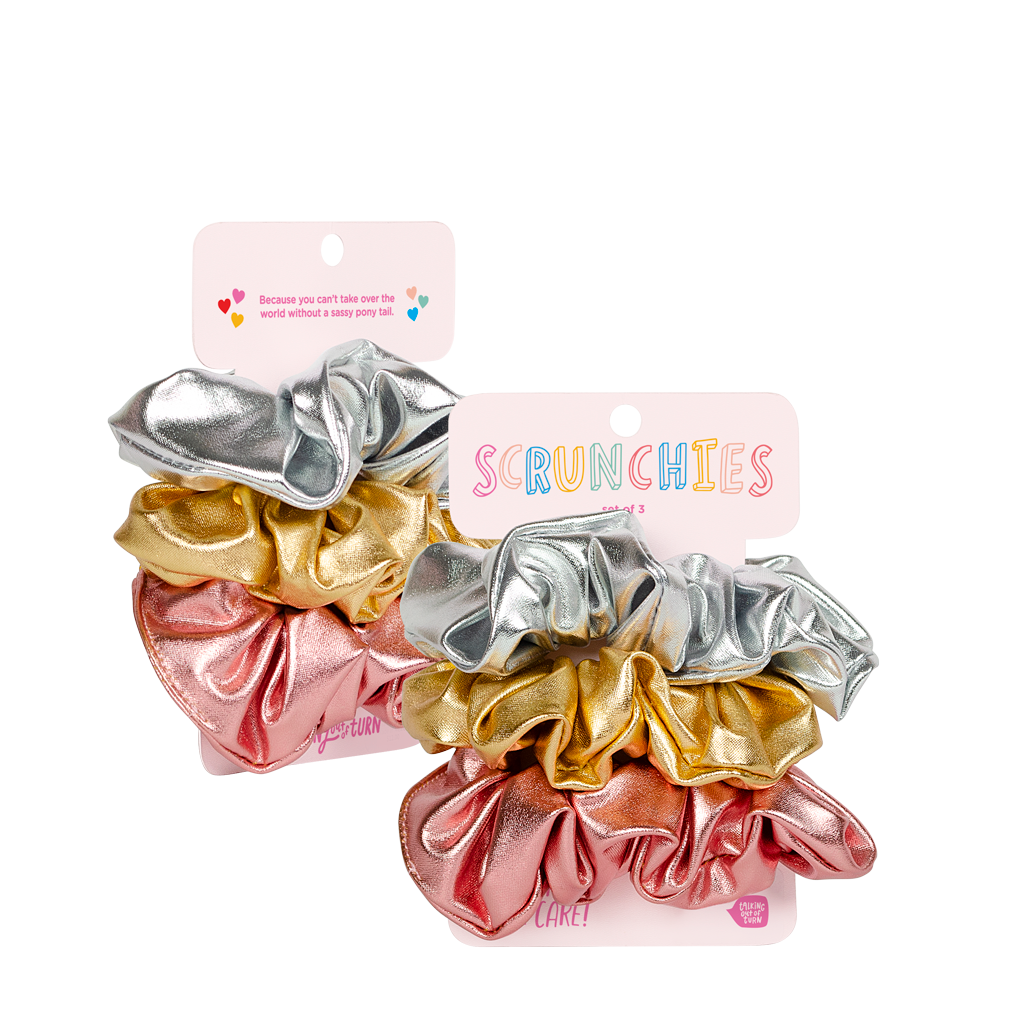 Metallic Scrunchie Set