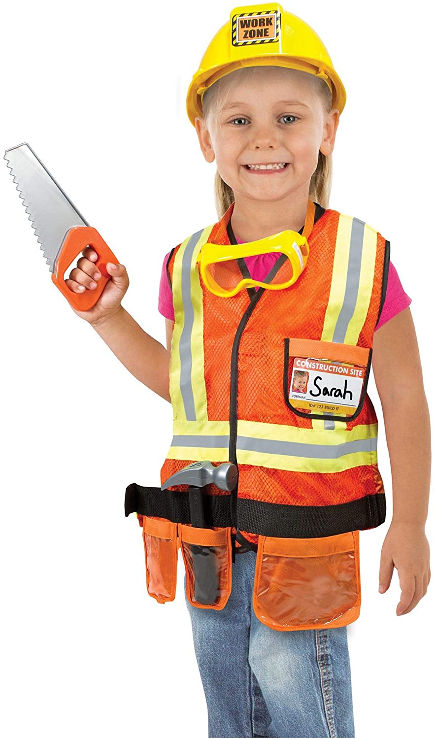 Construction Worker Role Play Costume