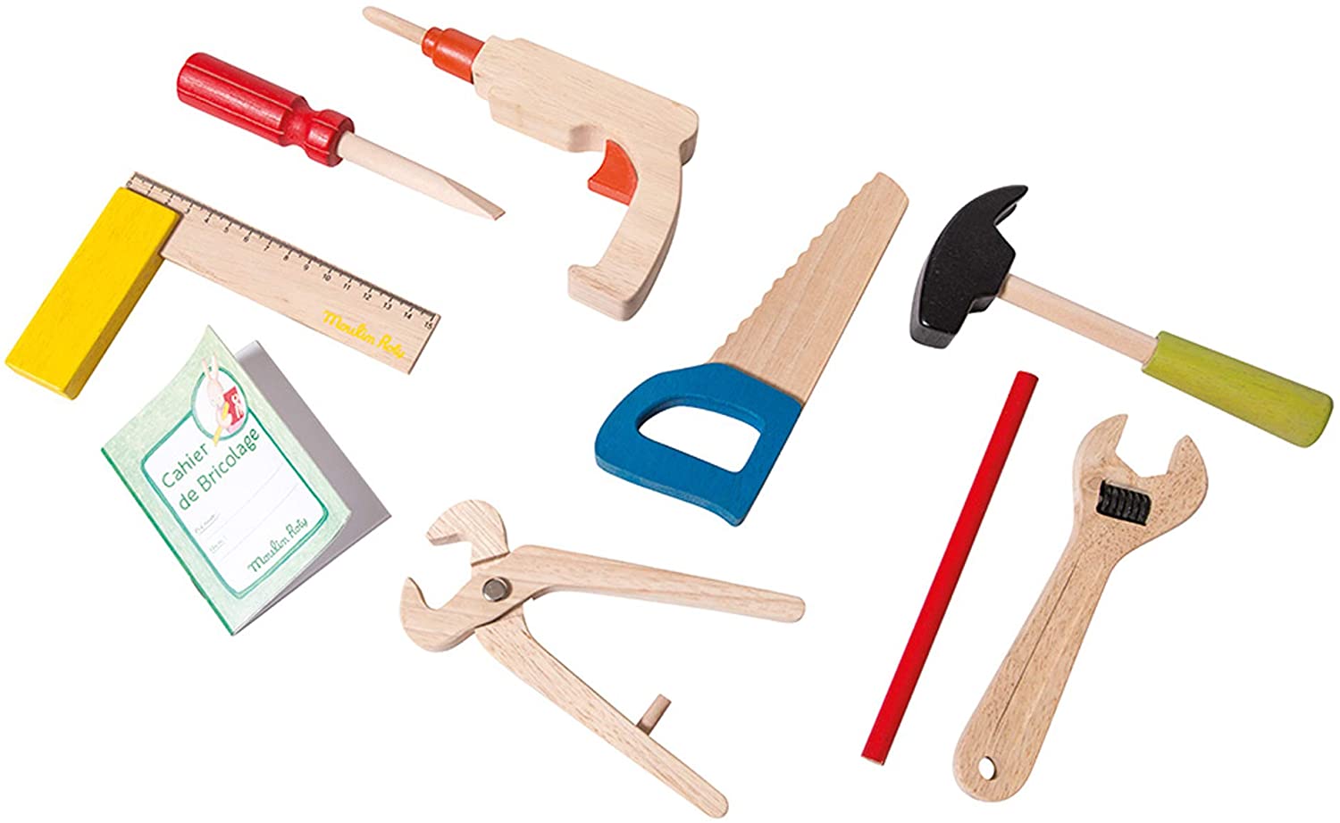 "I Am Working" Wooden Tool Valise Set