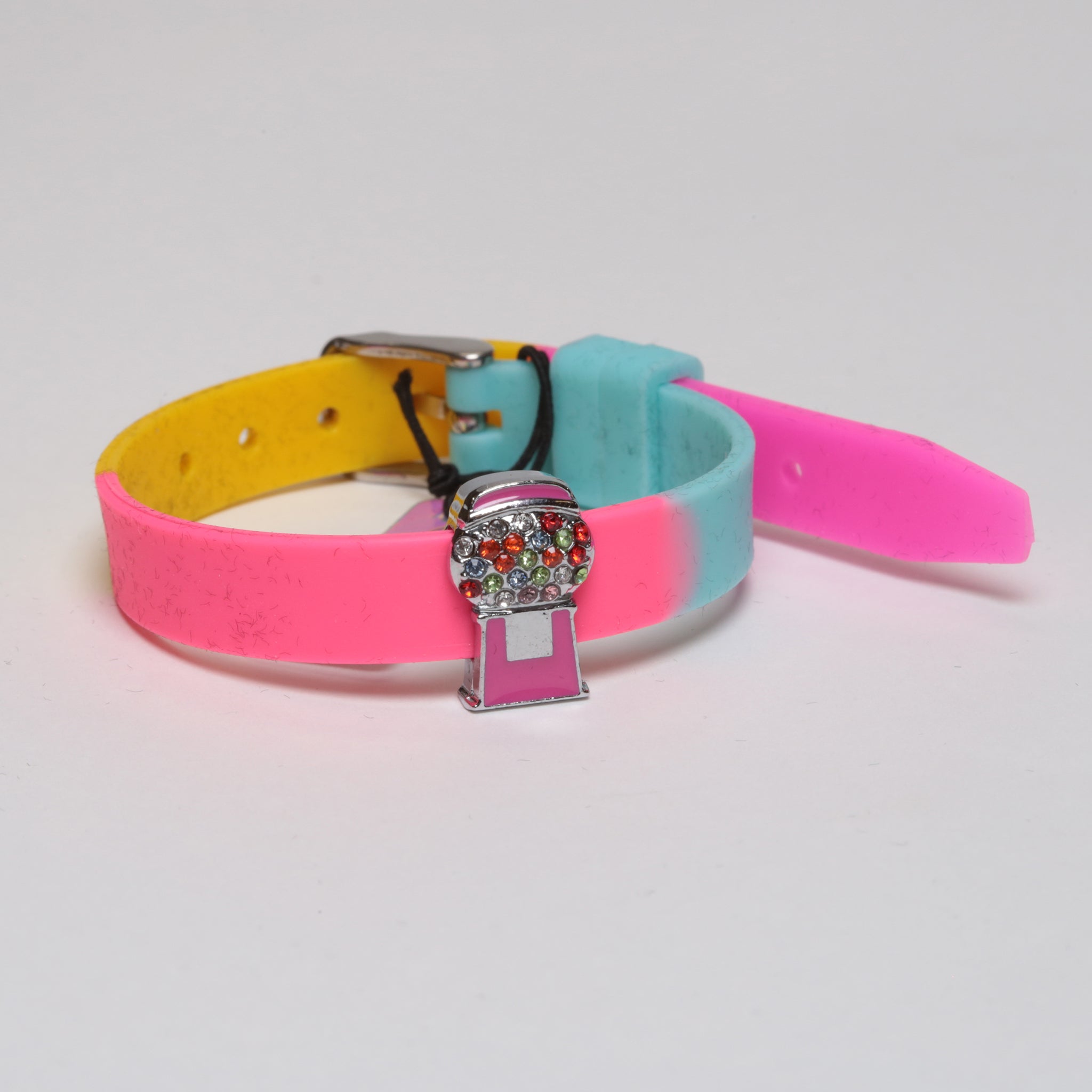 Embellished Gumball Charm Bracelet