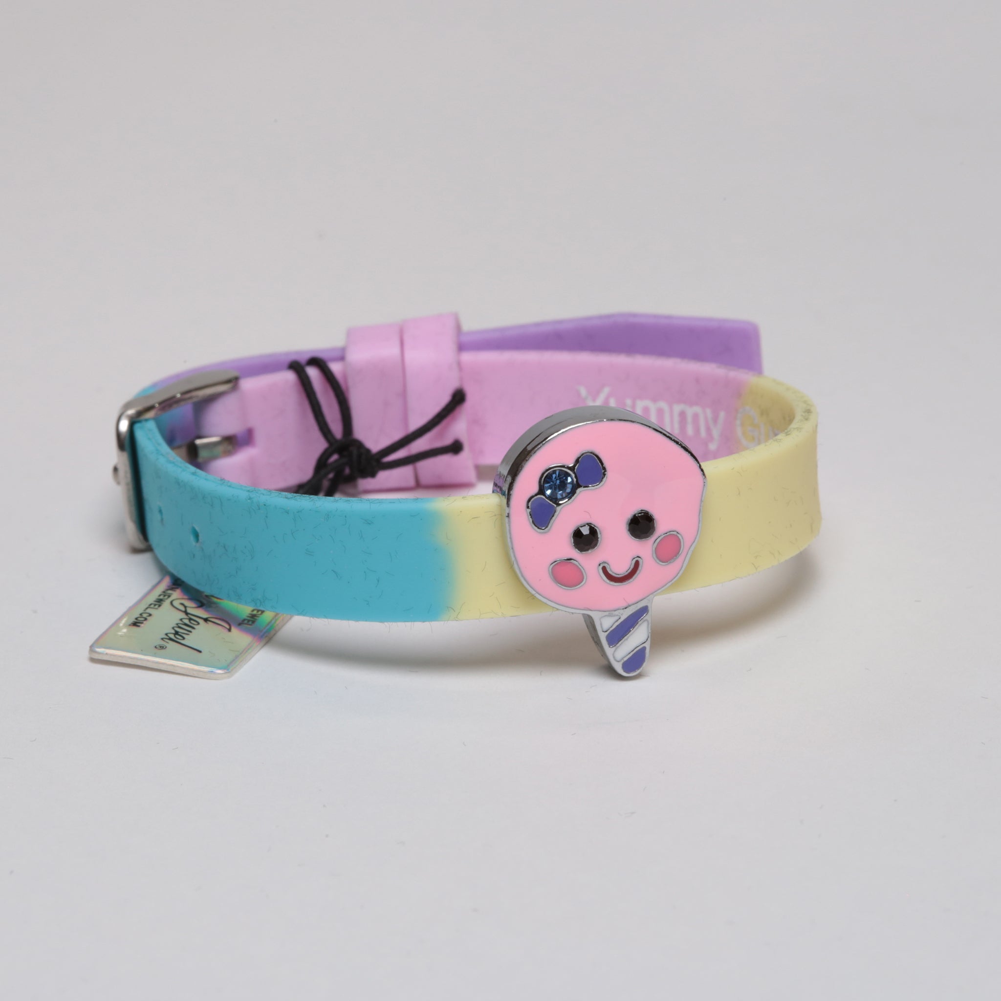 Embellished Cotton Candy Charm Bracelet
