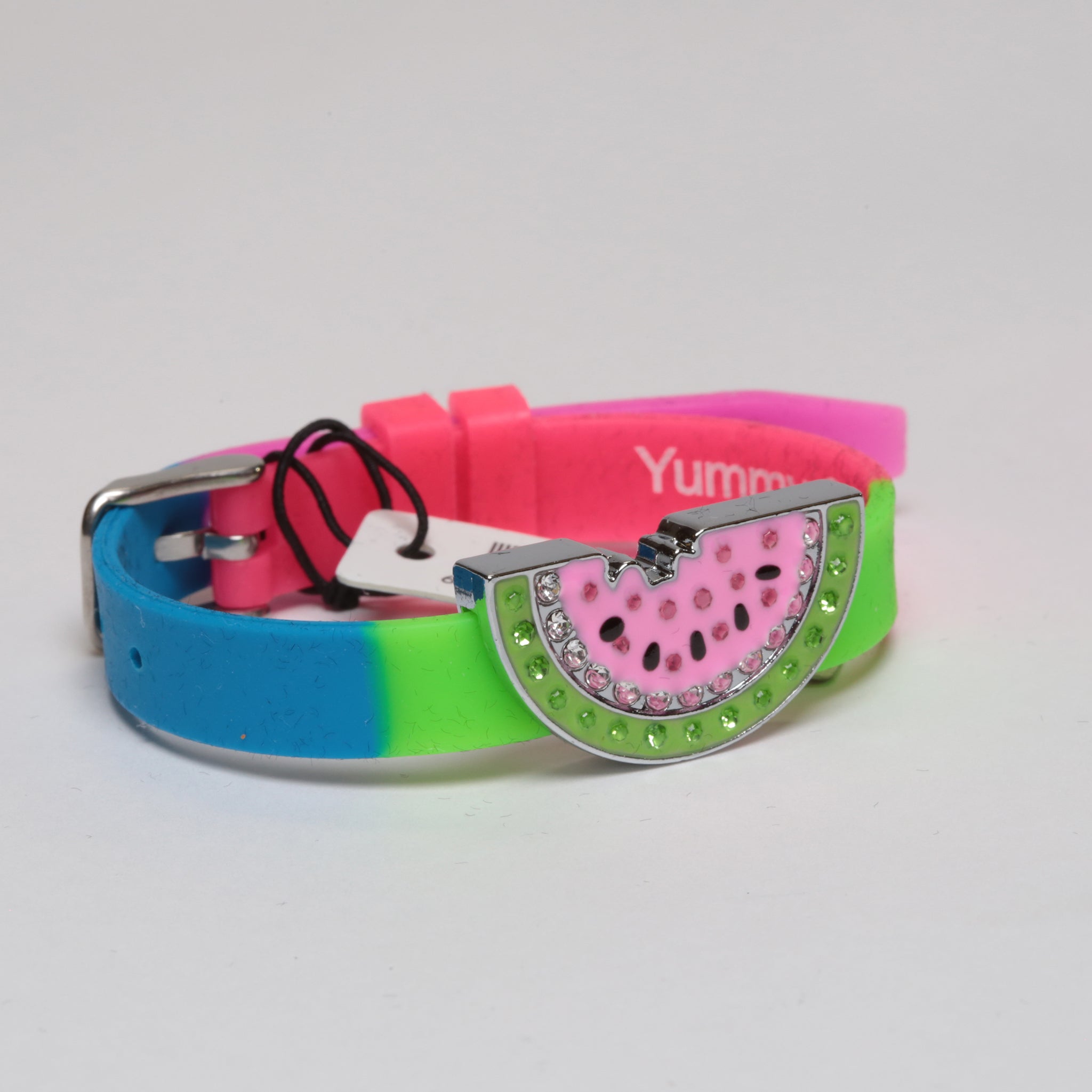 Embellished Watermelon Charm Bracelet