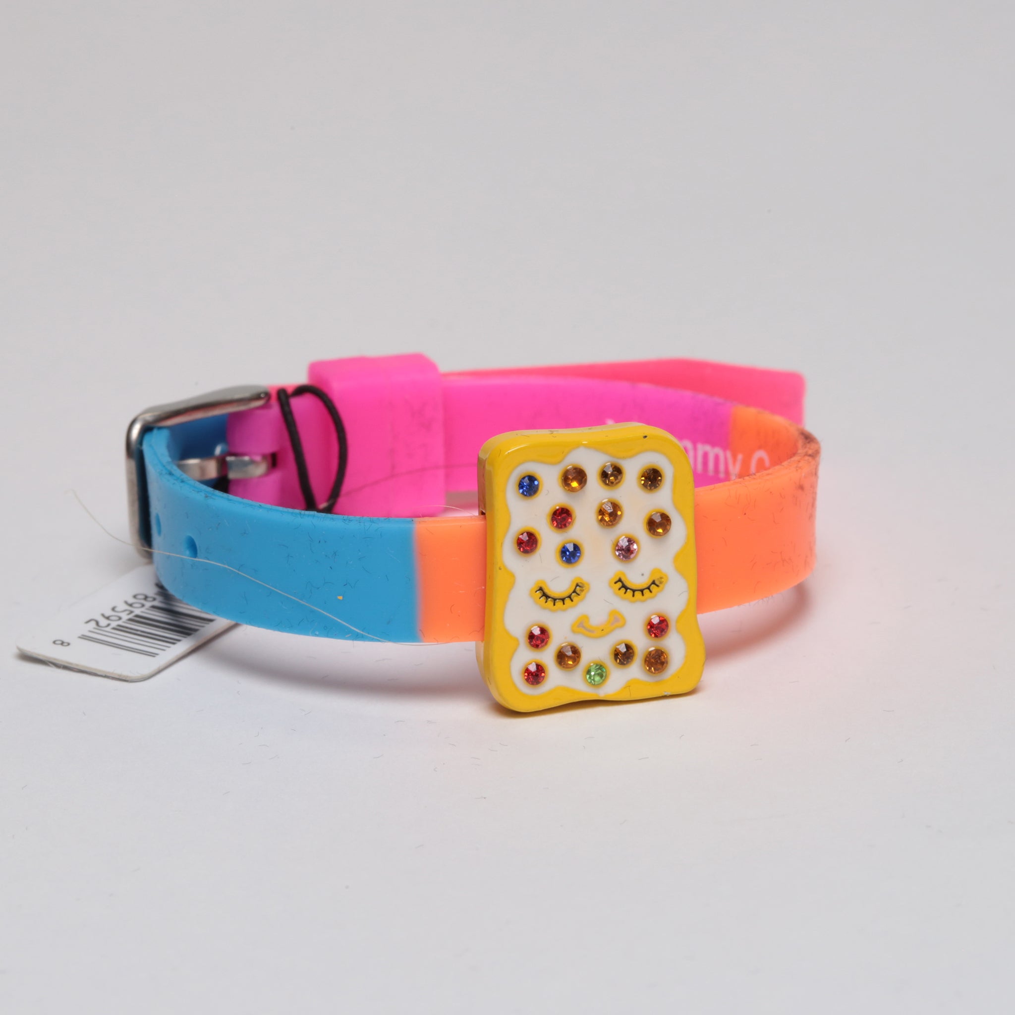 Embellished Toast Charm Bracelet
