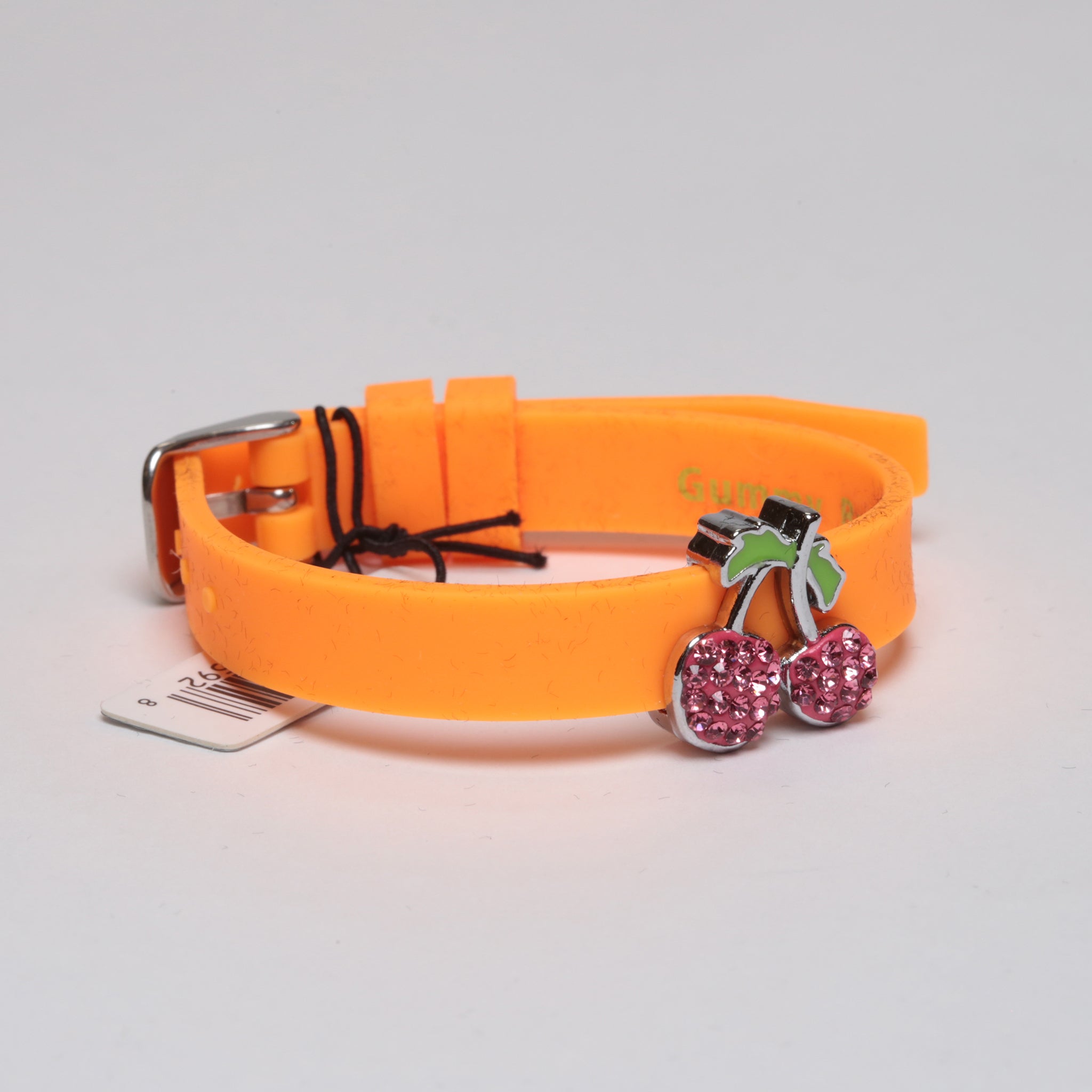 Embellished Cherry Charm Bracelet