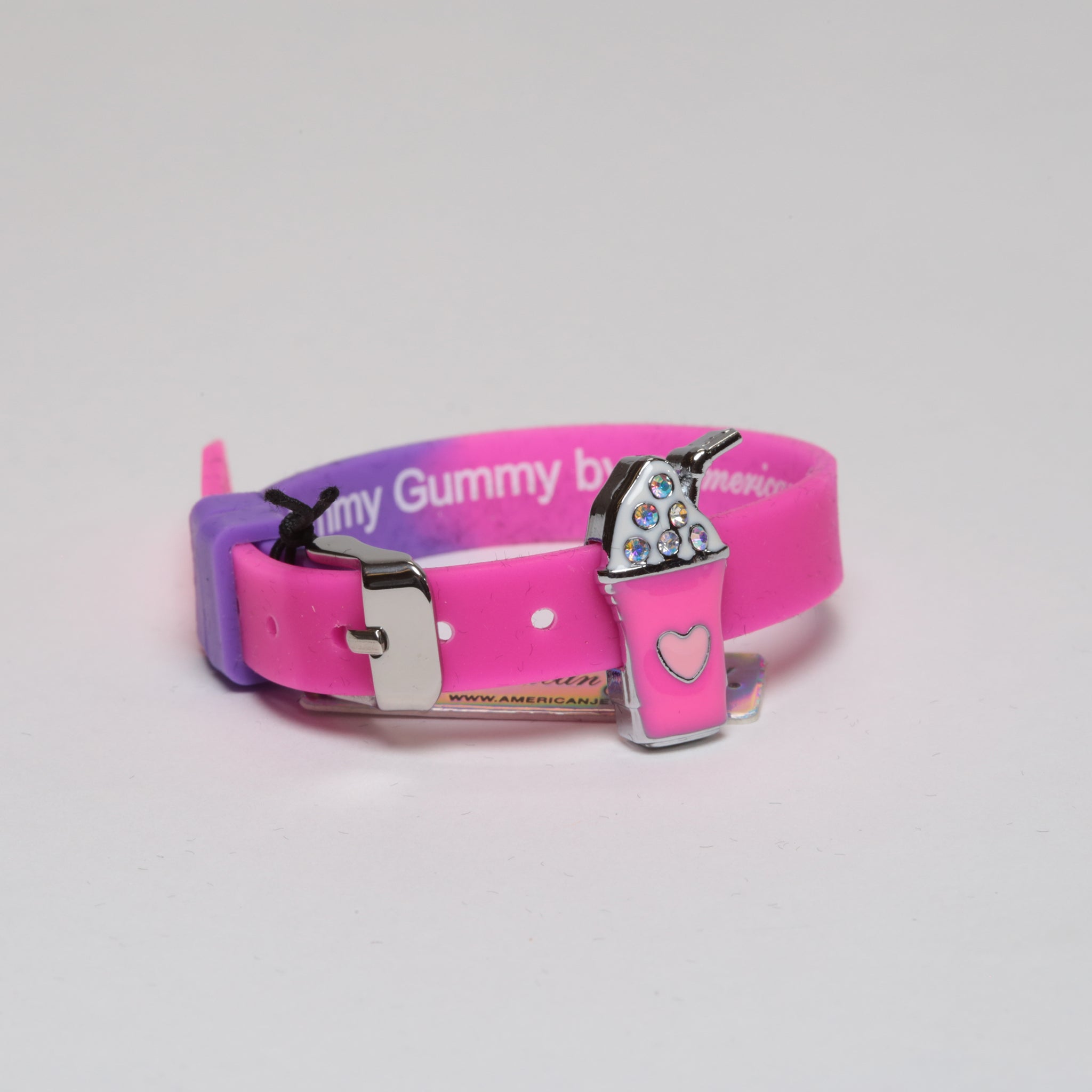 Embellished Milkshake Charm Bracelet