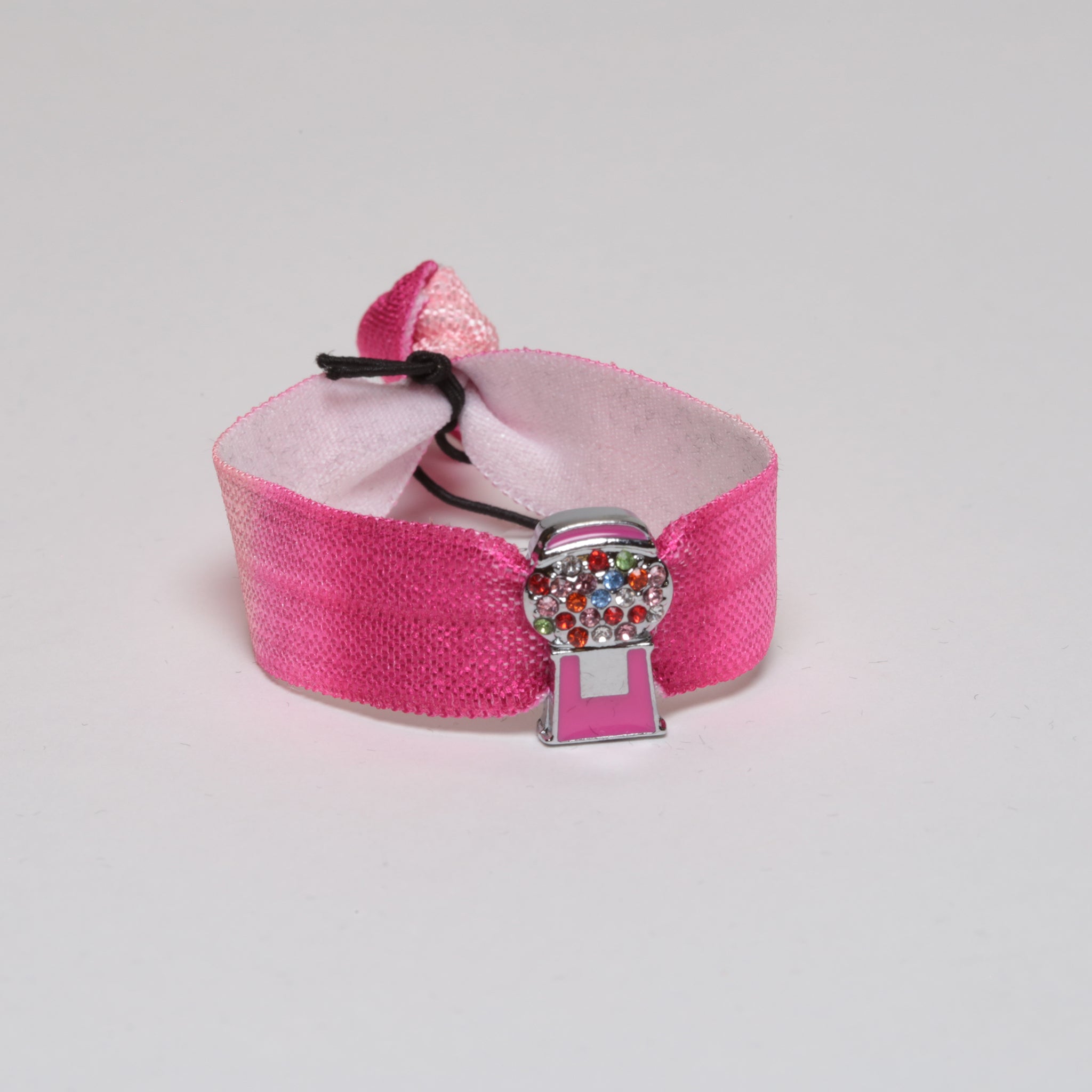Embellished Gumball Charm w Elastic