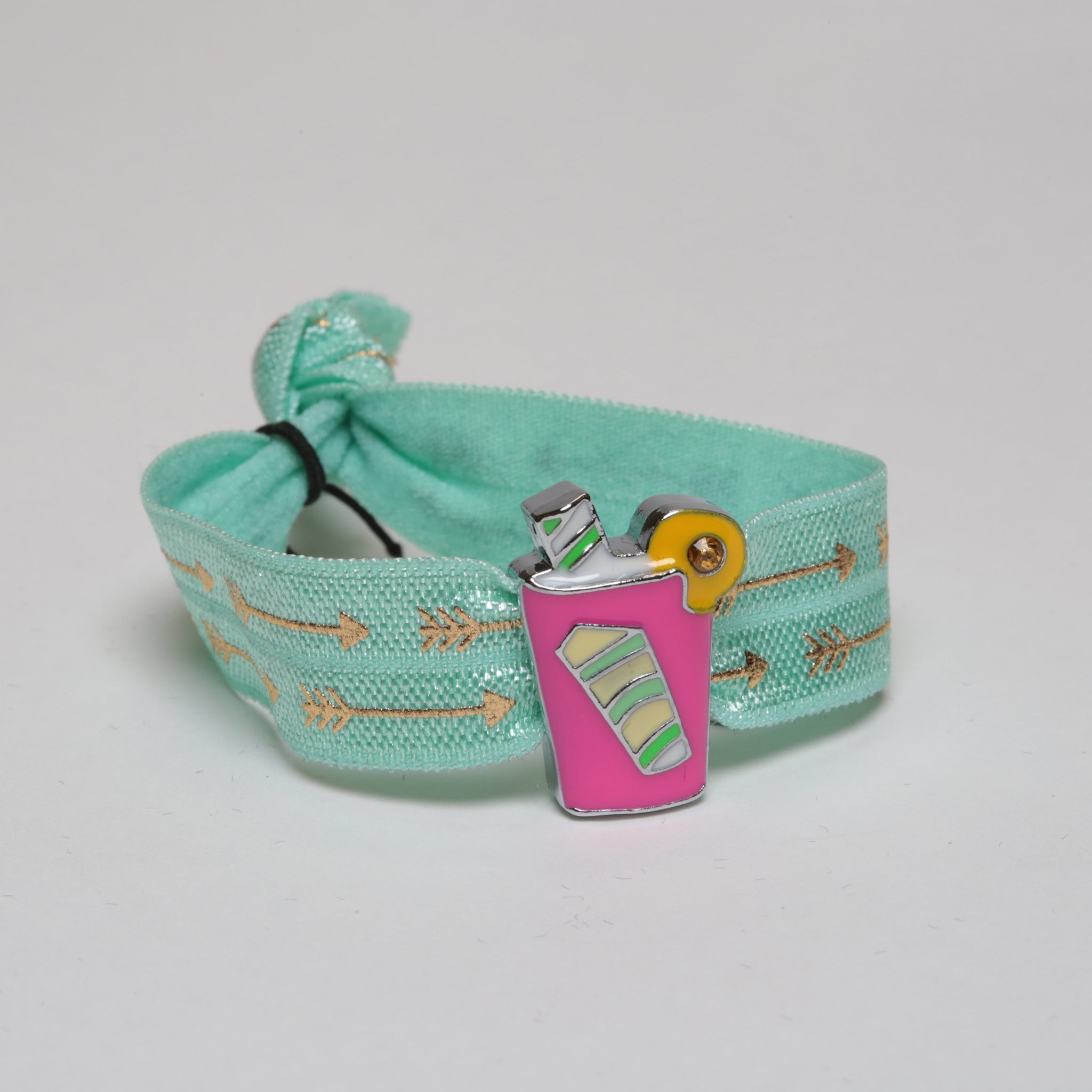 Embellished Lemonade Charm w Elastic
