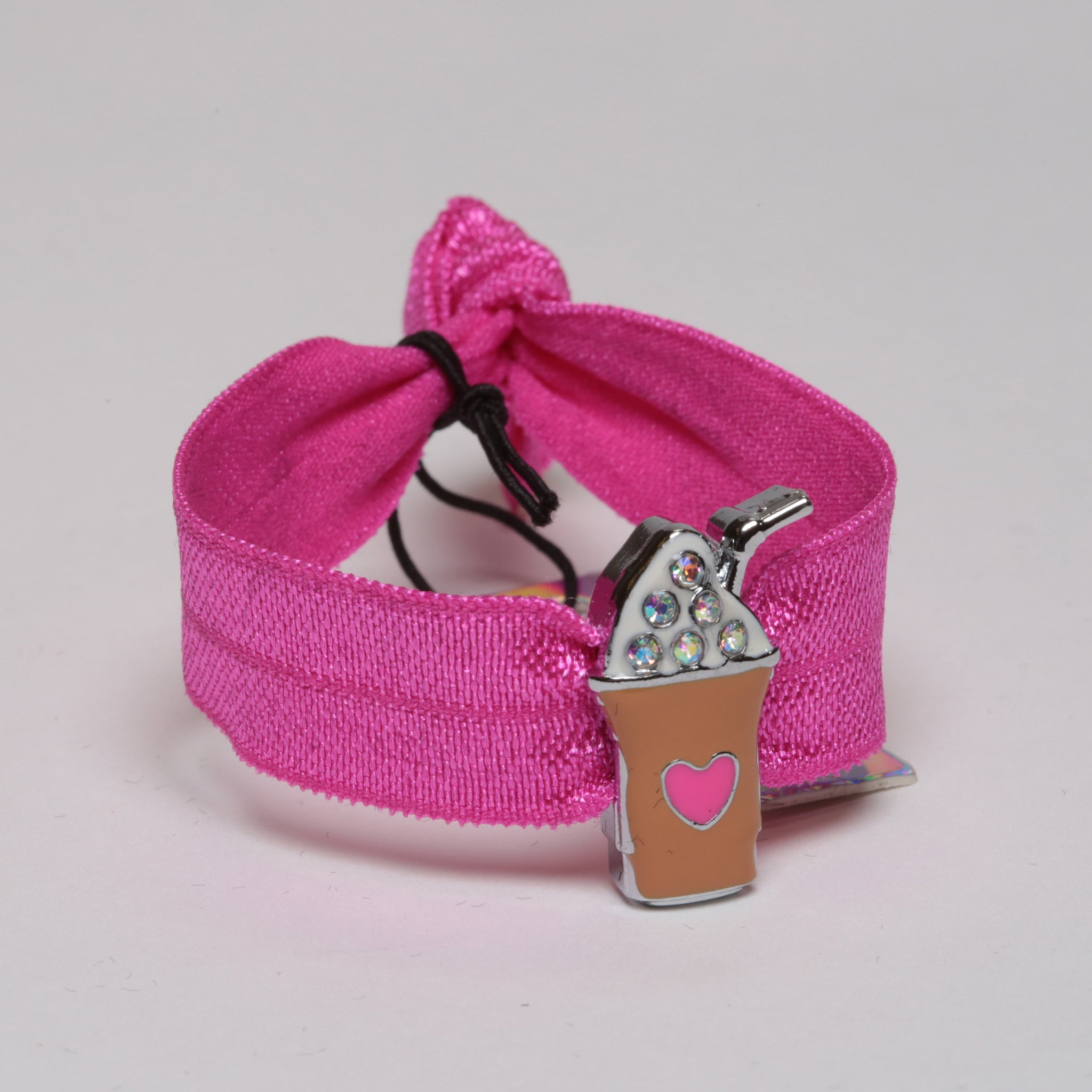 Embellished Milkshake Charm w Elastic