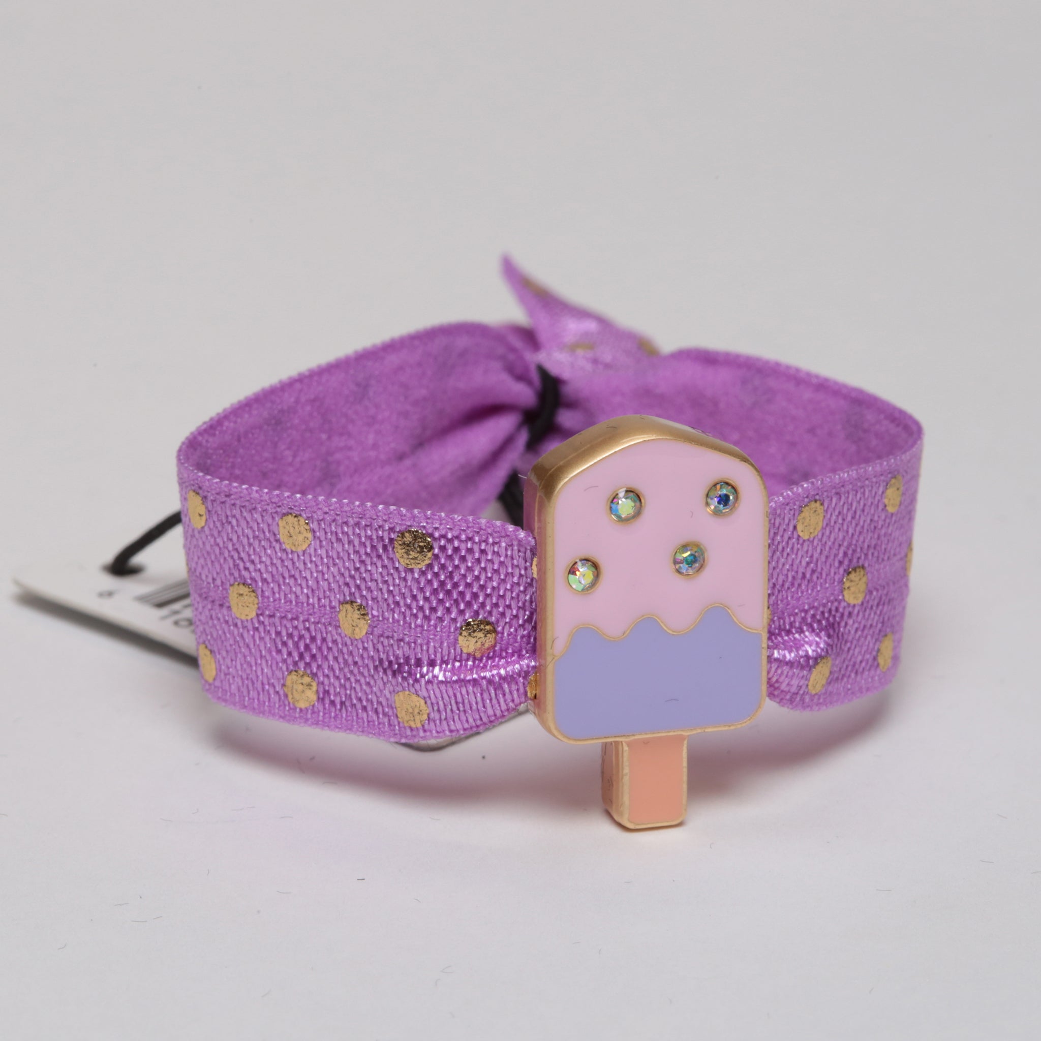 Embellished Popsicle Charm w Elastic