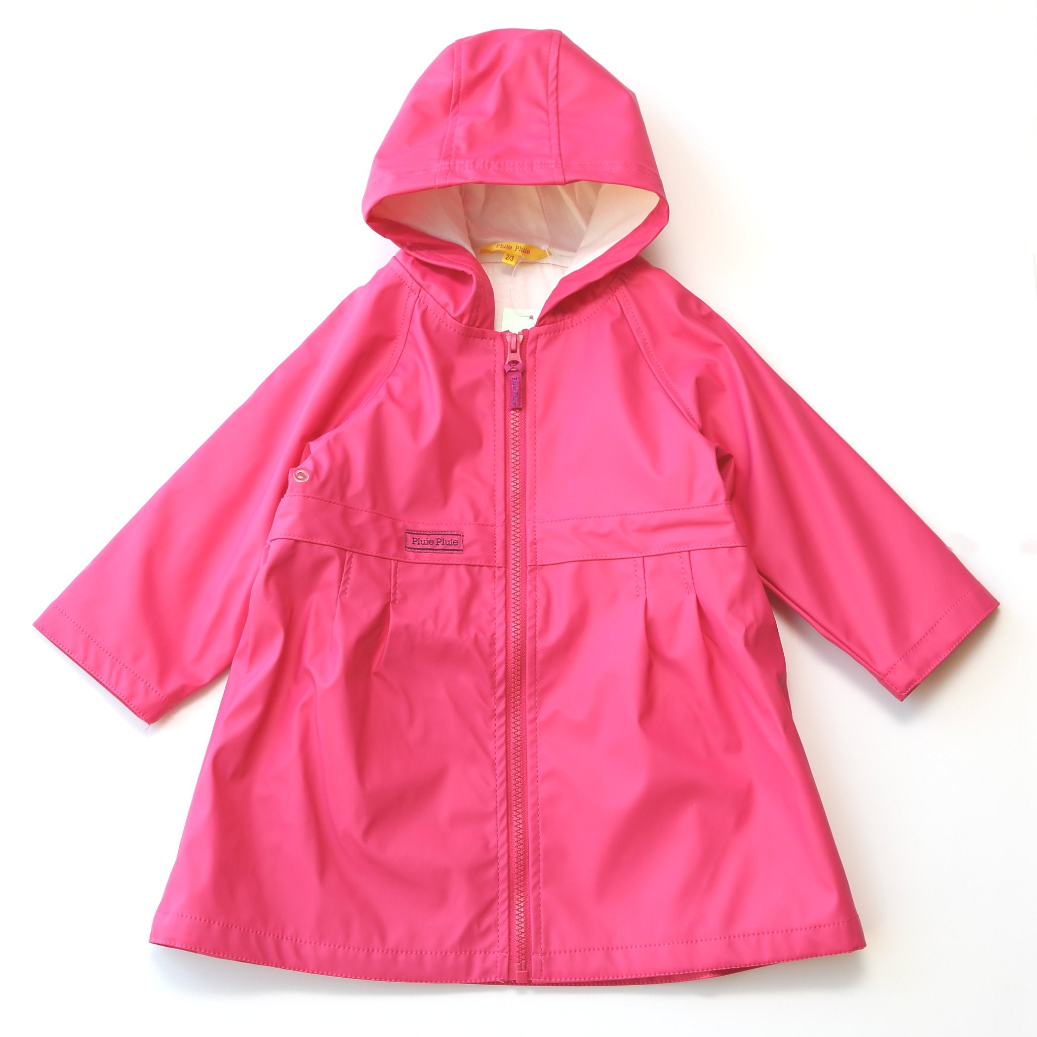 Girl Solid Rain Coat