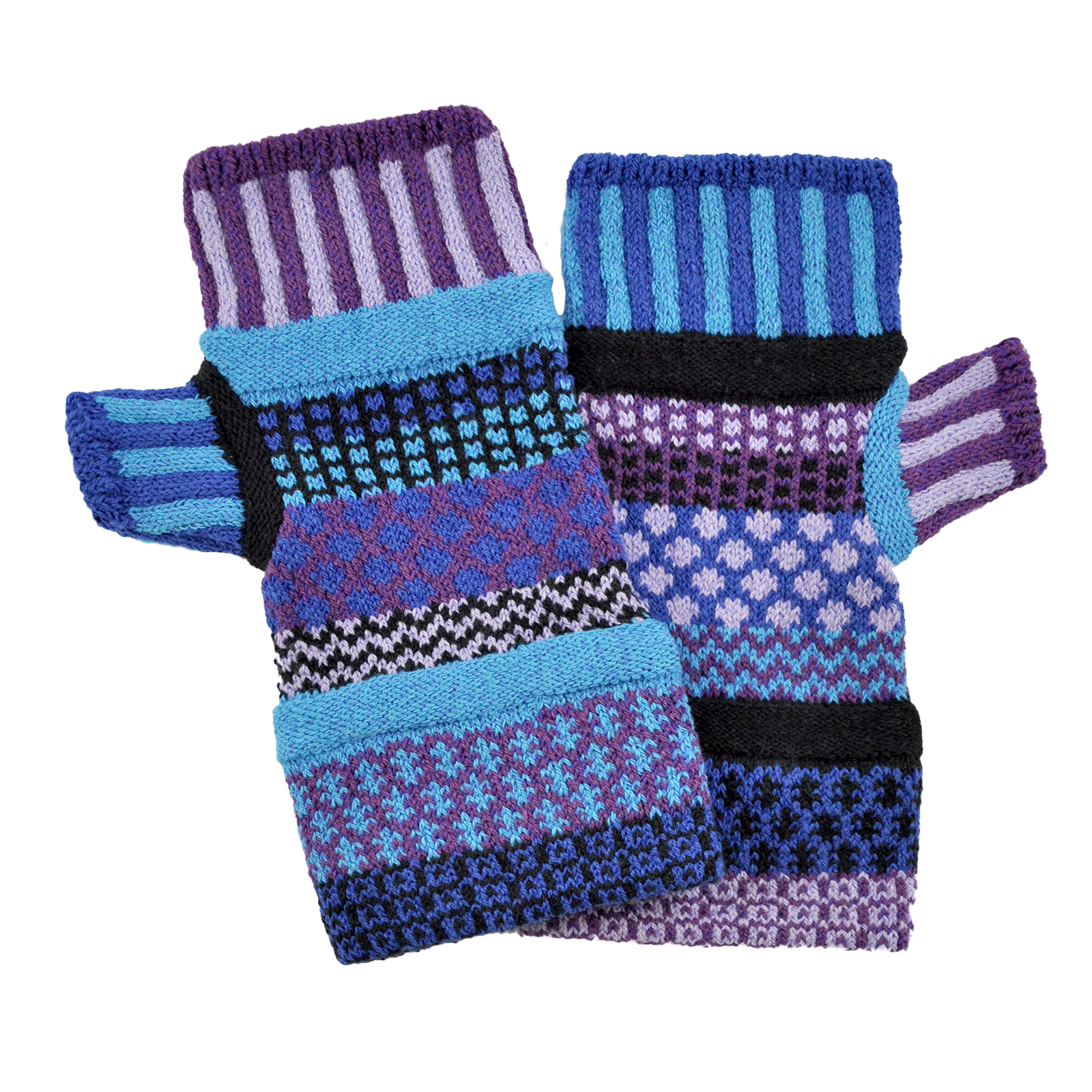 Adult Fingerless Mittens Raspberry