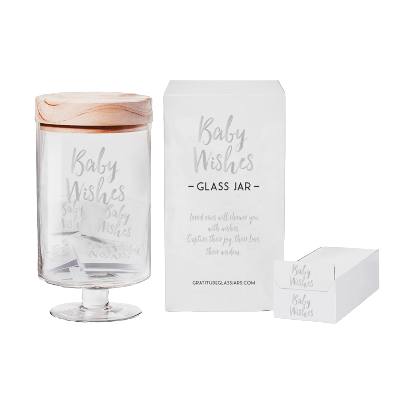 Baby Wishes Glass Jar