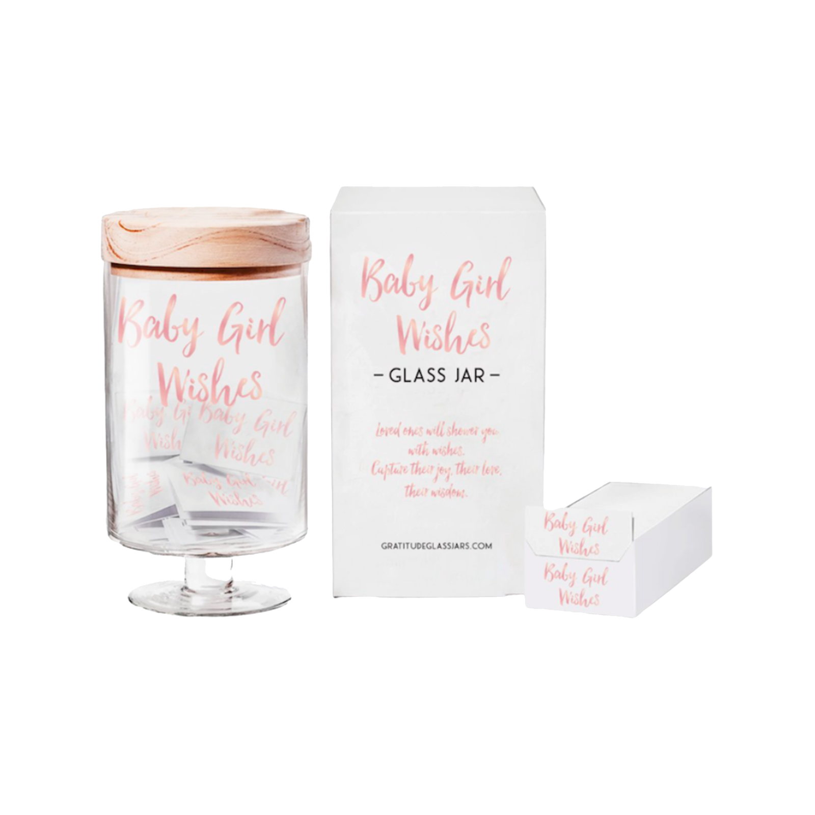 Baby Wishes Glass Jar