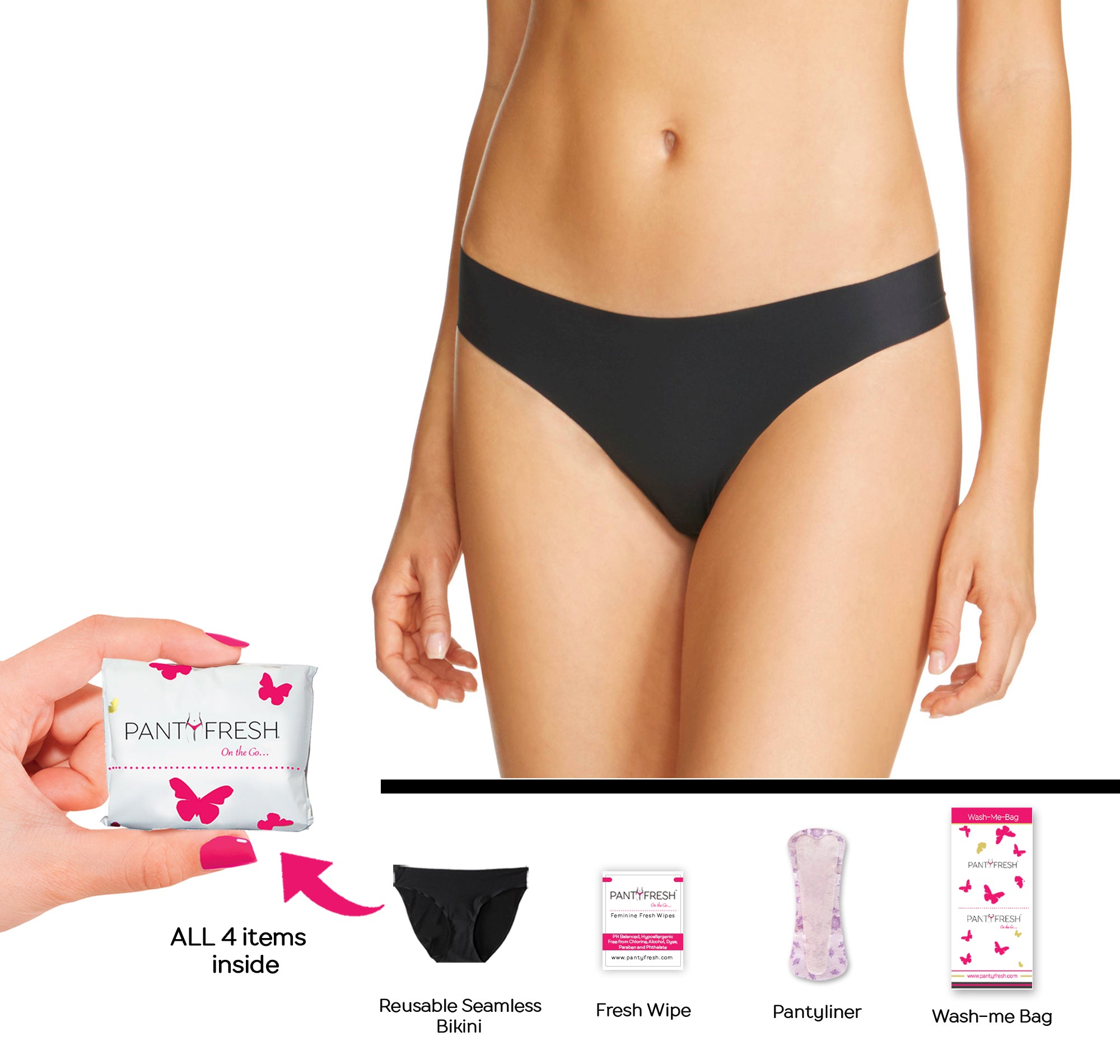 Panty Fresh On the Go Underwear Kit - Bikini