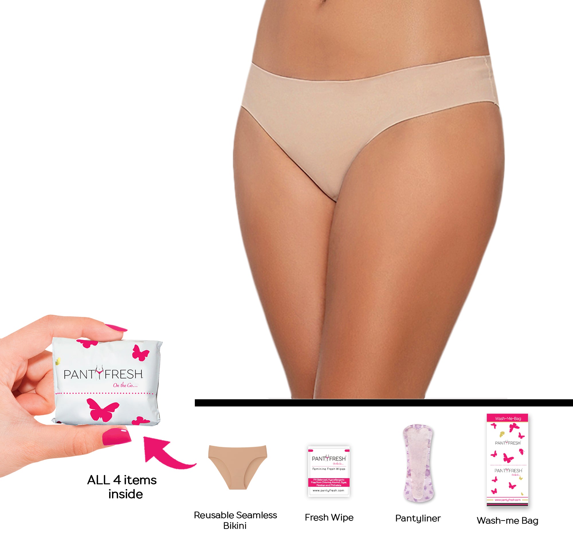 Panty Fresh On the Go Underwear Kit - Bikini