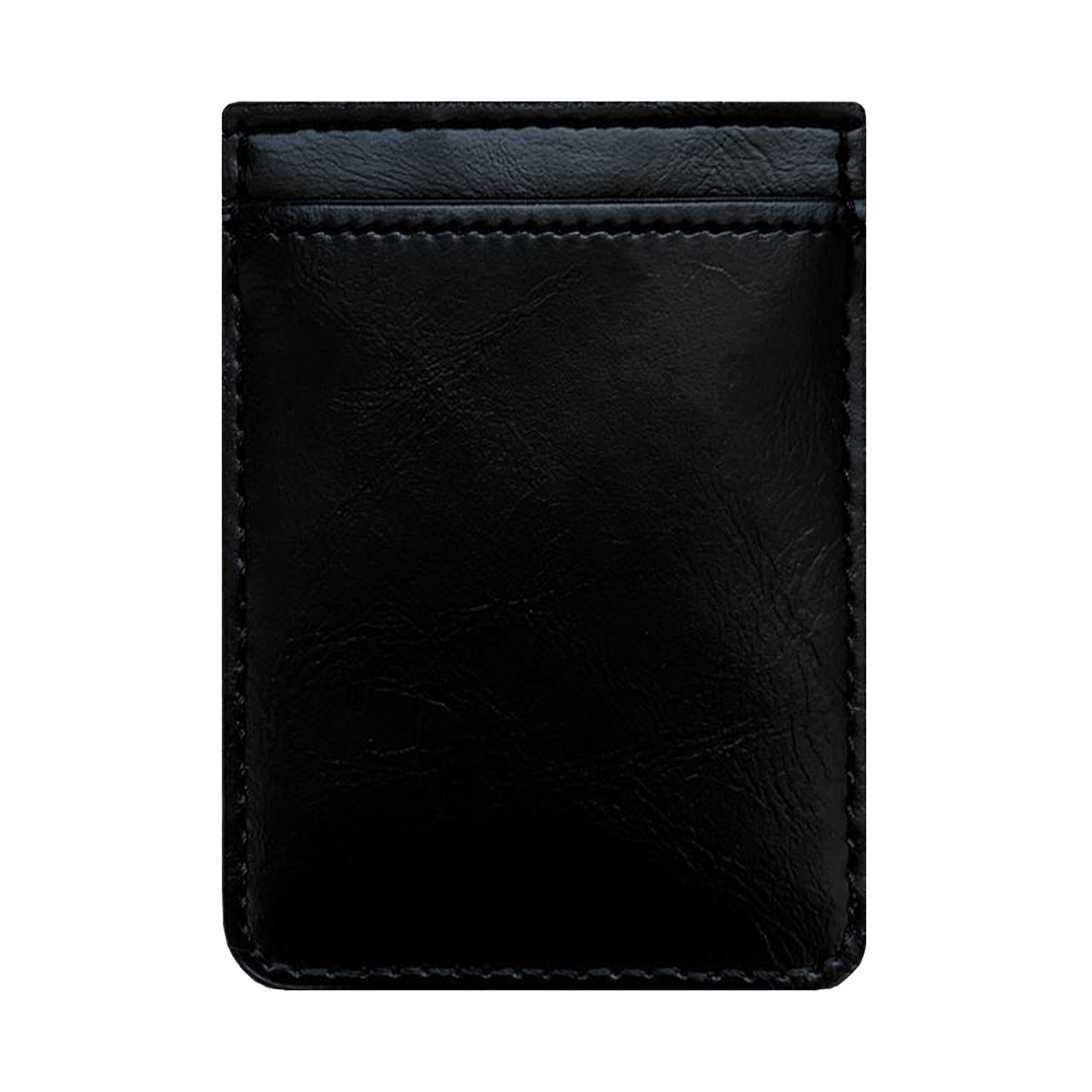 Black Leather Phone Pocket
