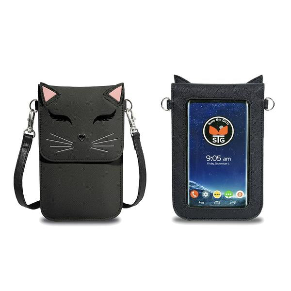 Fun Cat Touch Screen Purse